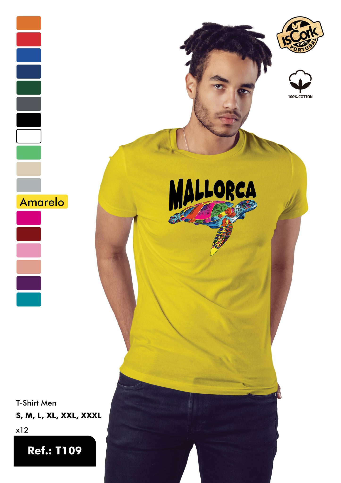 T-Shirt Adulto - Ref. T109 - Mallorca