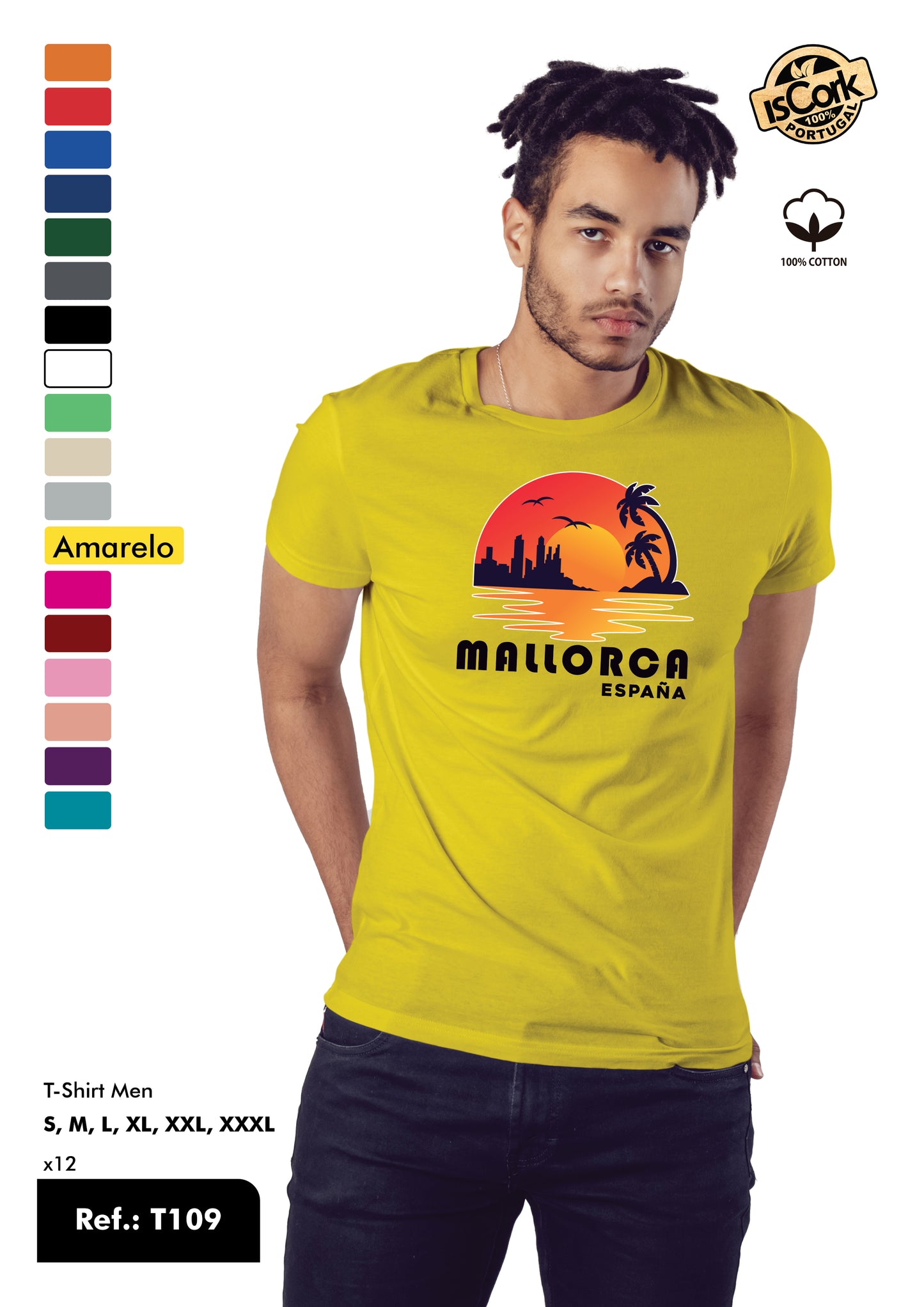 T-Shirt Adulto - Ref. T109 - Mallorca