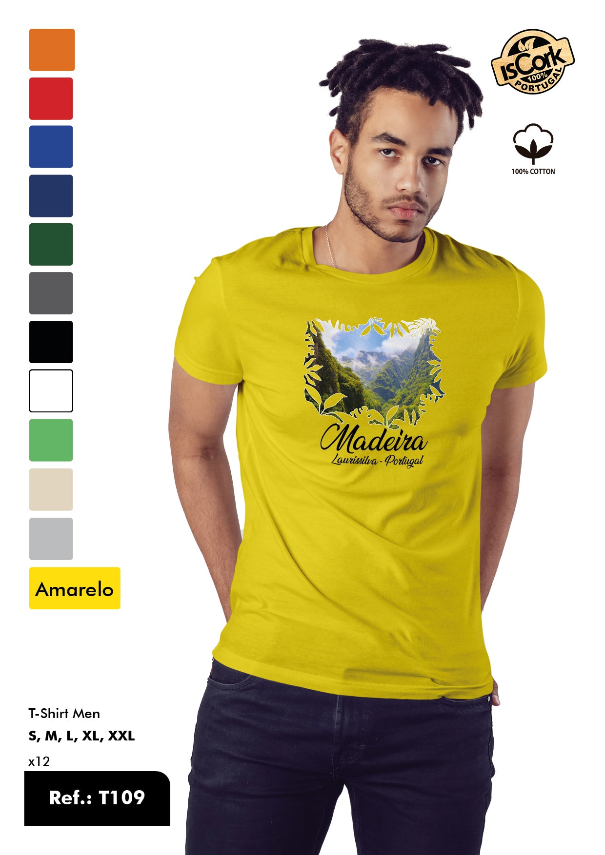 T-Shirt Adulto - Ref. T109 - Madeira