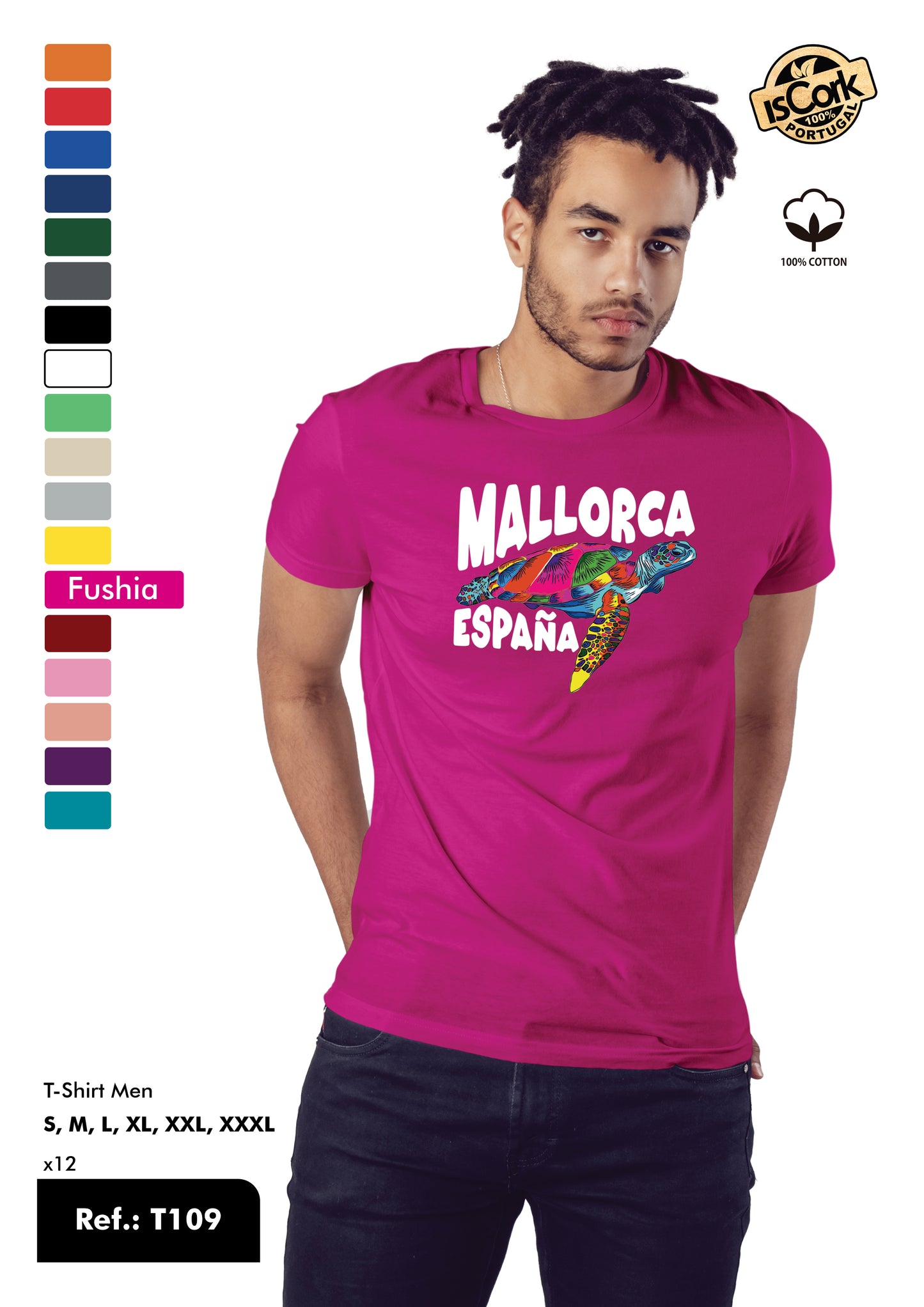 T-Shirt Adulto - Ref. T109 - Mallorca