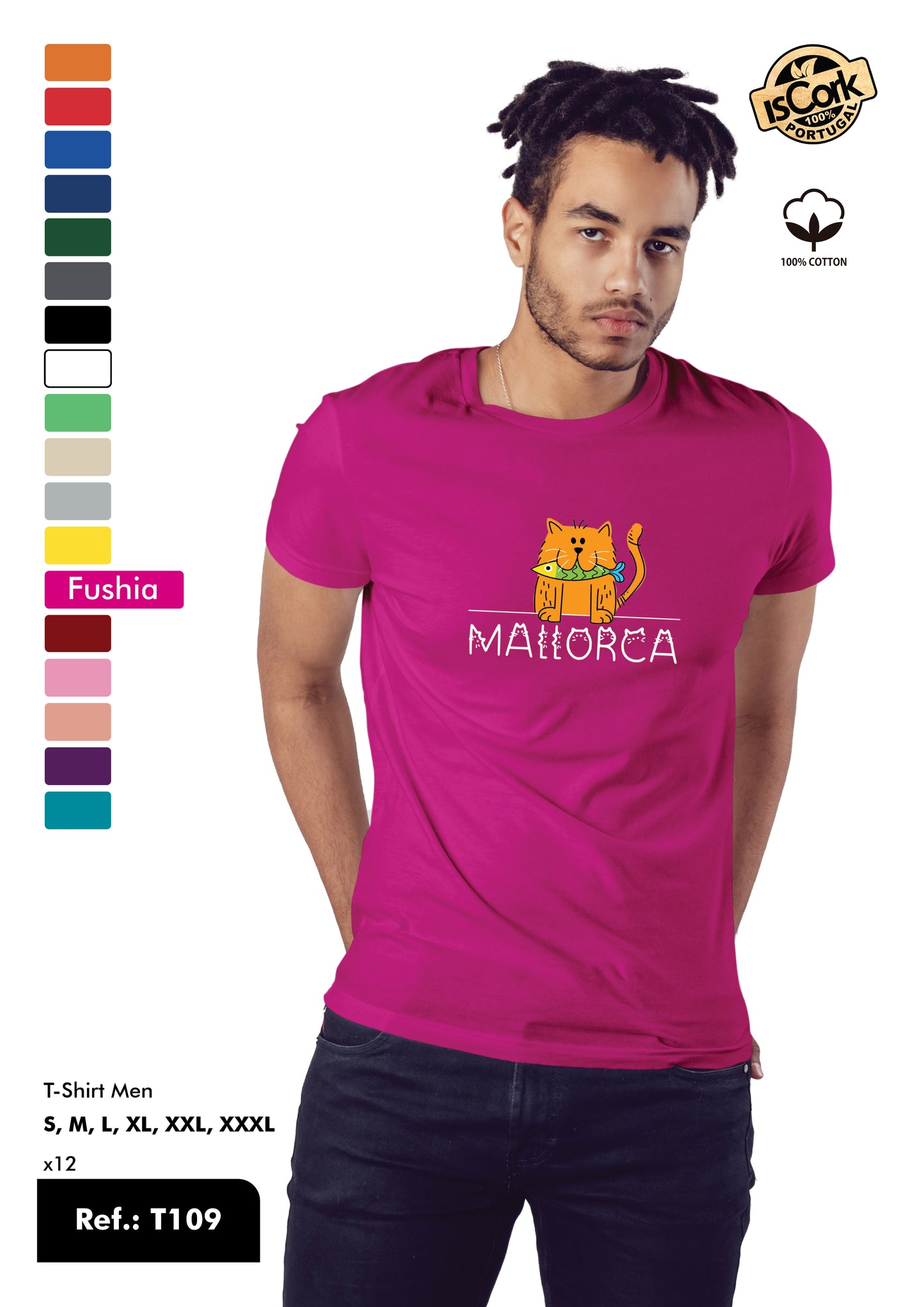 T-Shirt Adulto - Ref. T109 - Mallorca