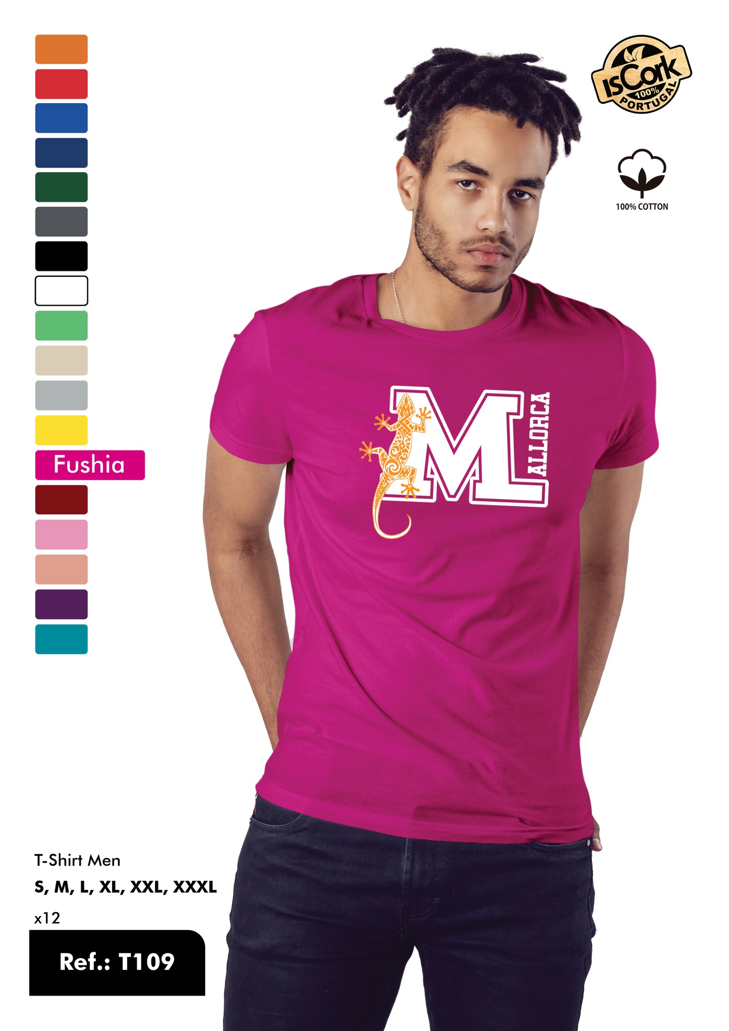 T-Shirt Adulto - Ref. T109 - Mallorca