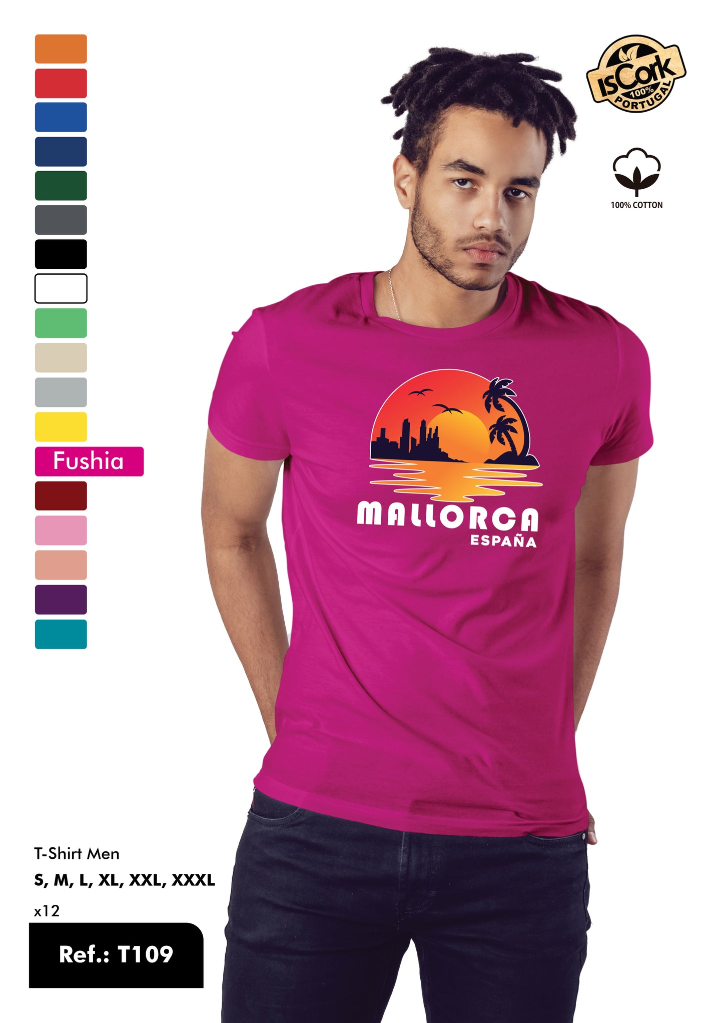T-Shirt Adulto - Ref. T109 - Mallorca