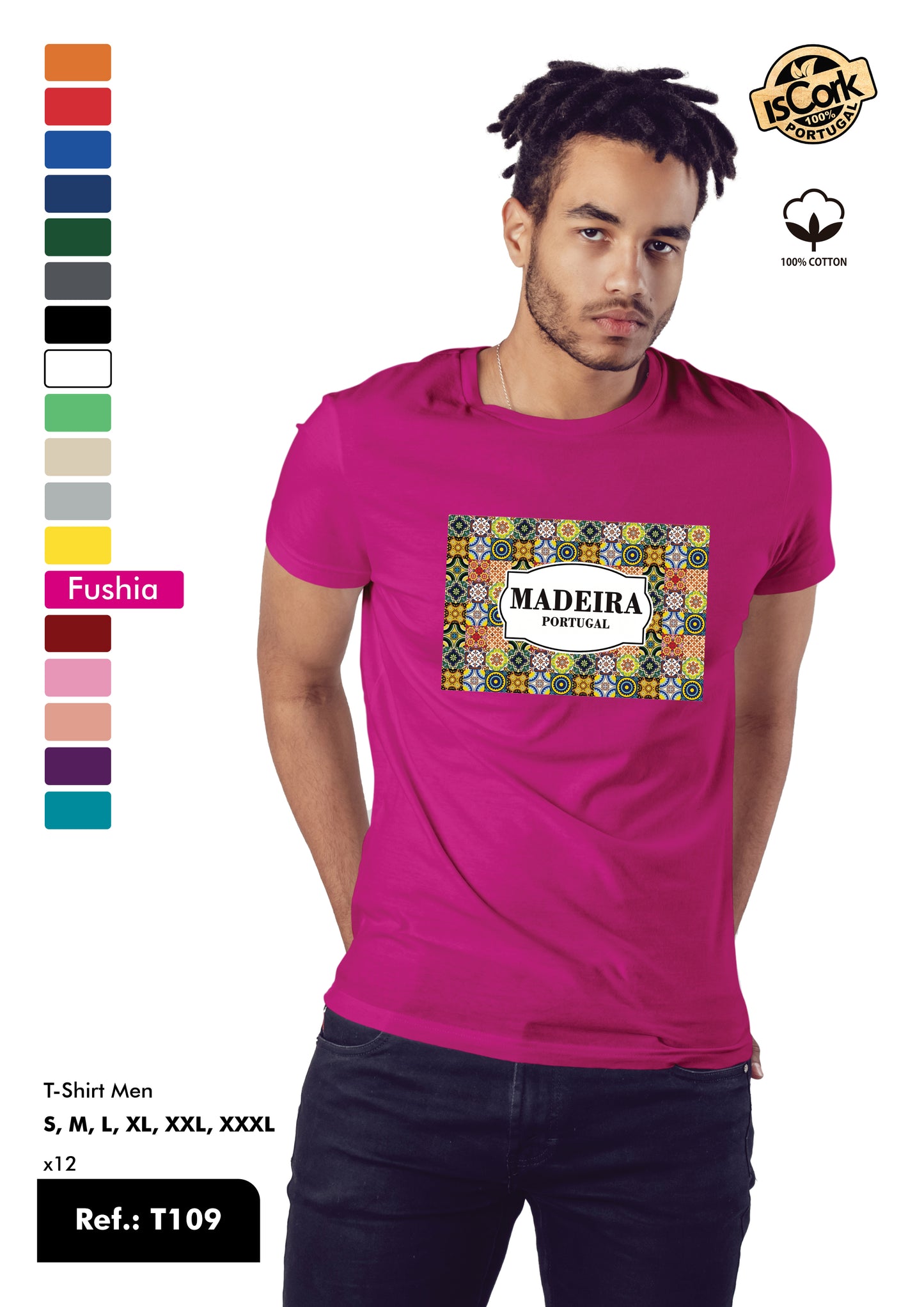 T-Shirt Adulto - Ref. T109 - Madeira