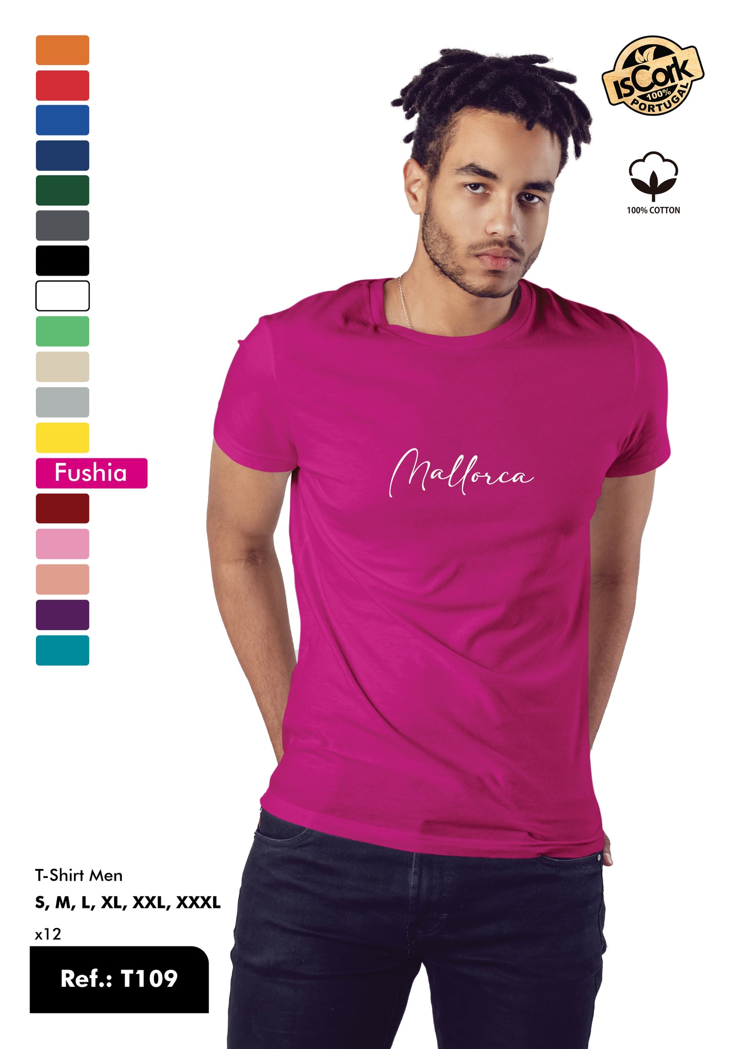 T-Shirt Adulto - Ref. T109 - Mallorca