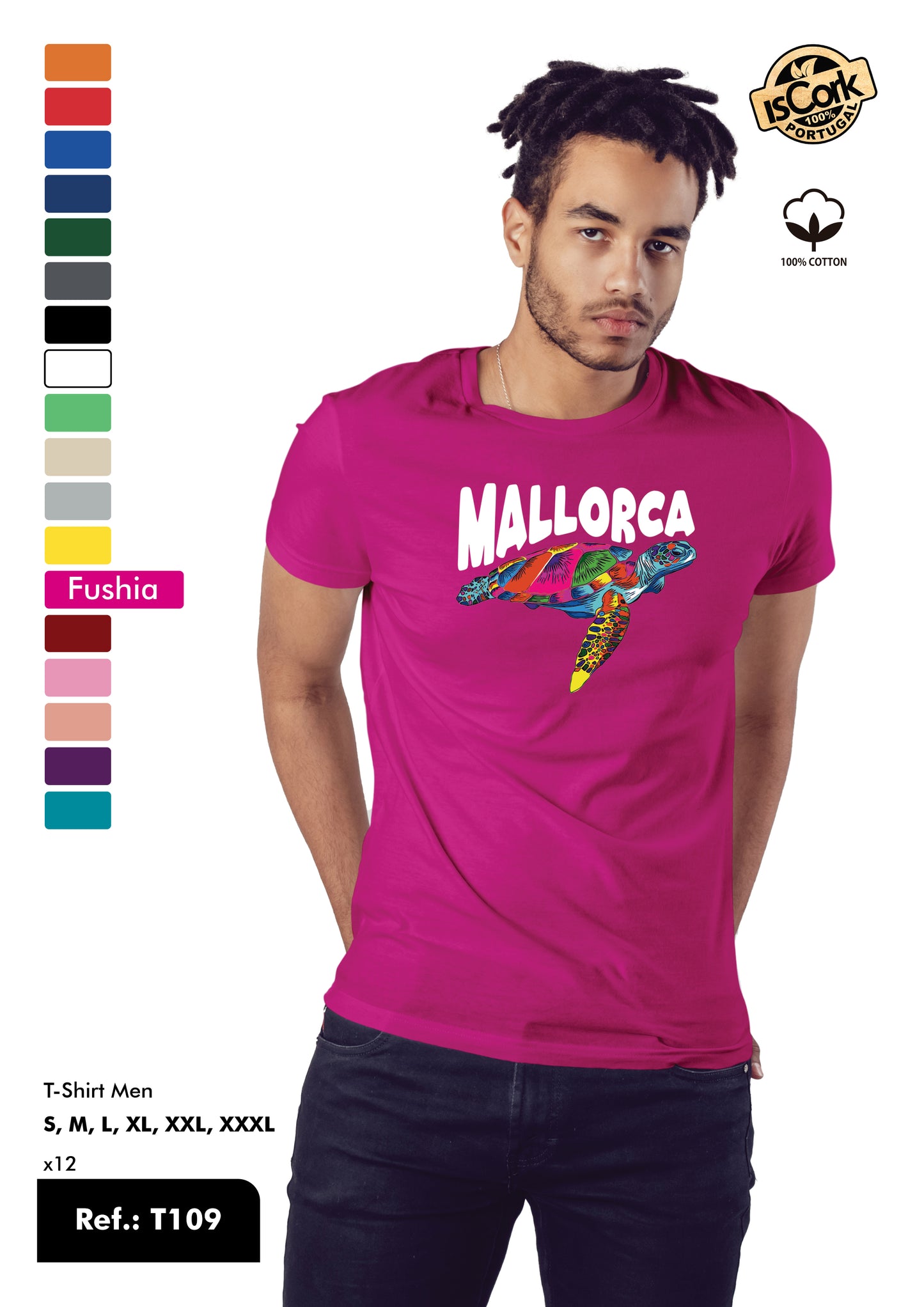 T-Shirt Adulto - Ref. T109 - Mallorca