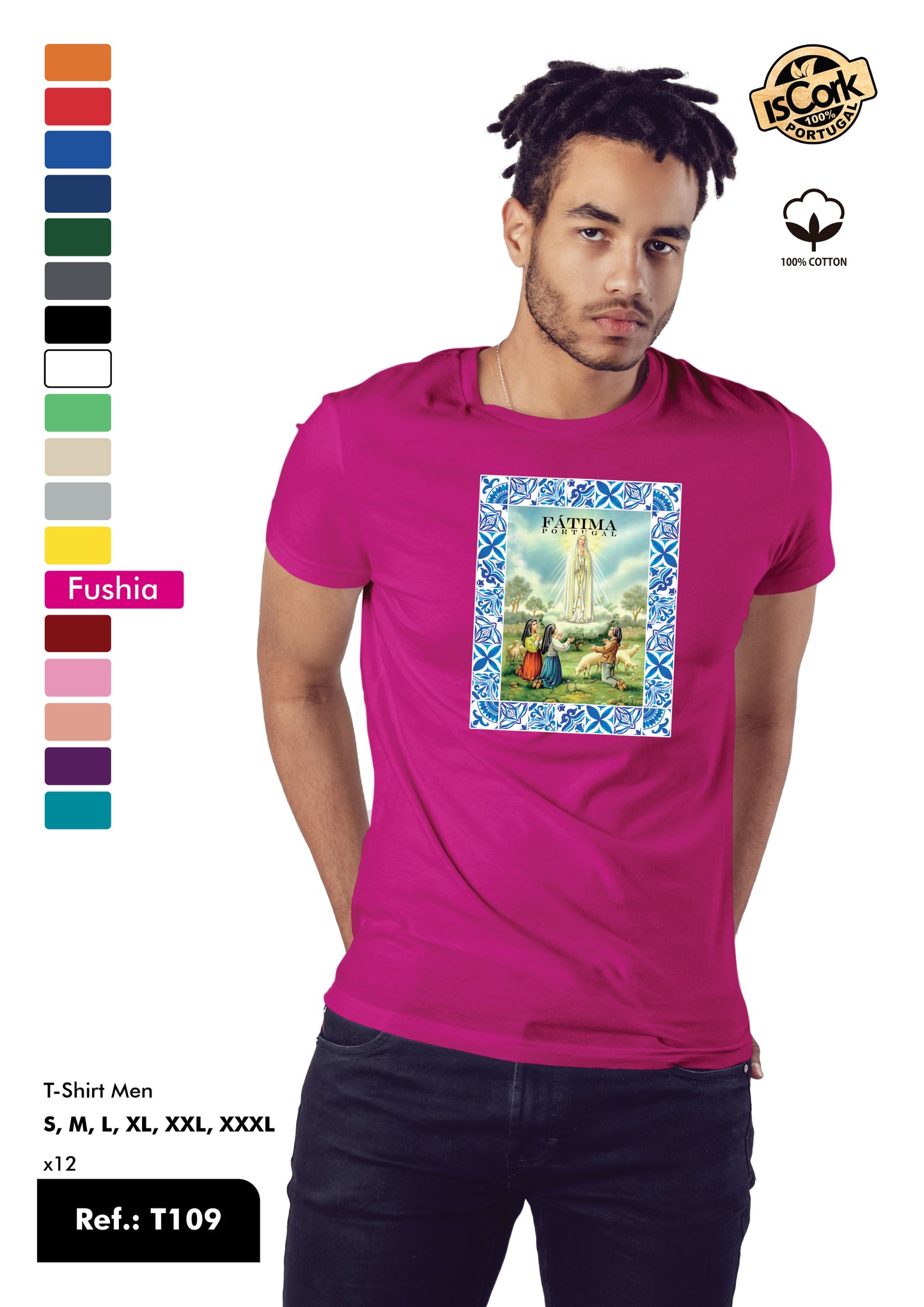 T-Shirt Adulto - Ref. T109 - Fátima