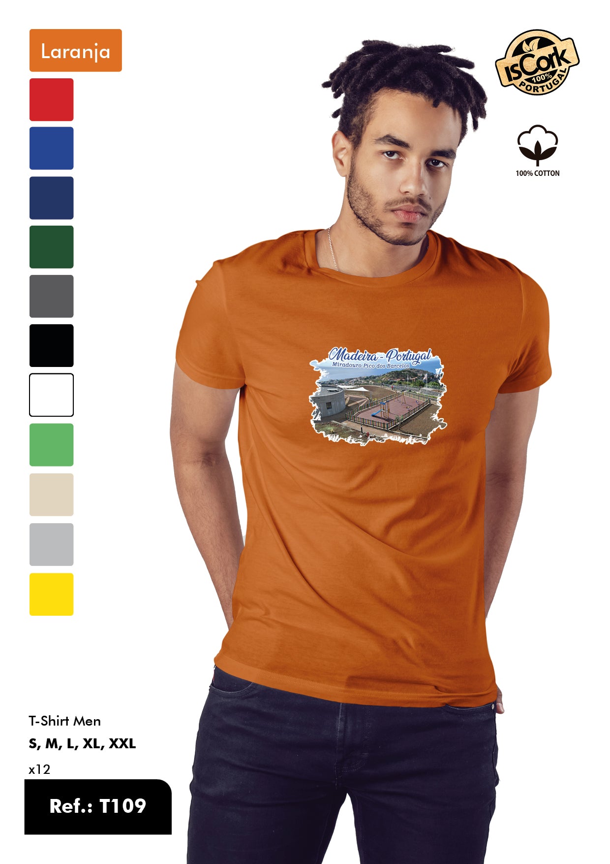 T-Shirt Adulto - Ref. T109 - Madeira