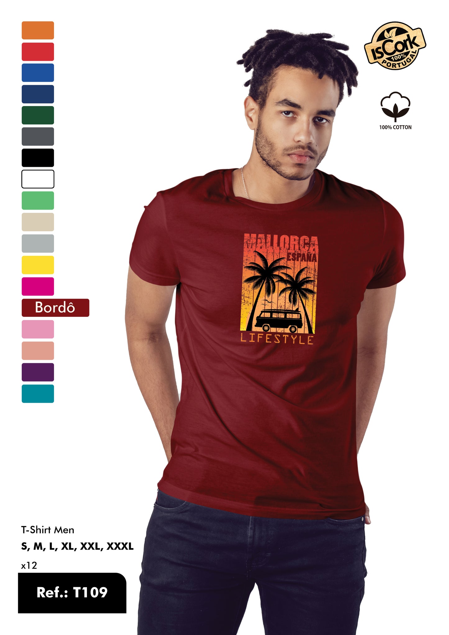 T-Shirt Adulto - Ref. T109 - Mallorca