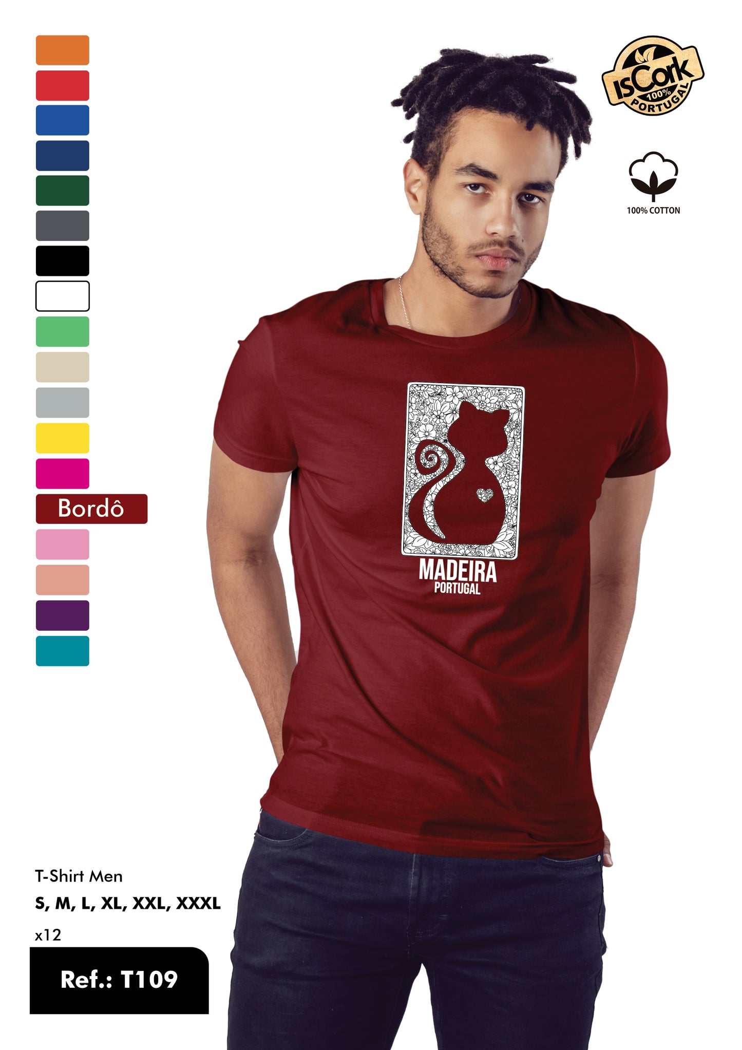 T-Shirt Adulto - Ref. T109 - Madeira