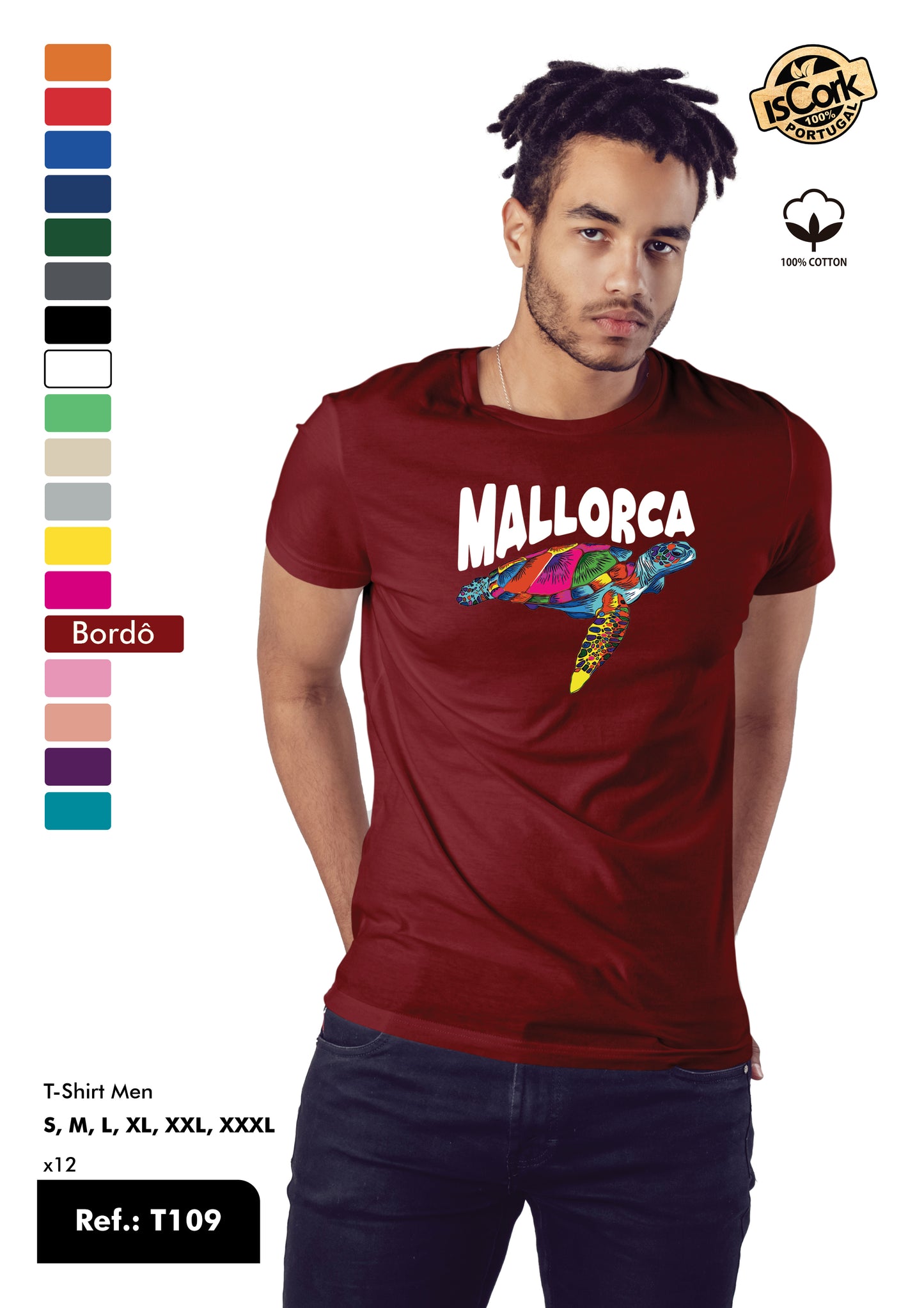 T-Shirt Adulto - Ref. T109 - Mallorca