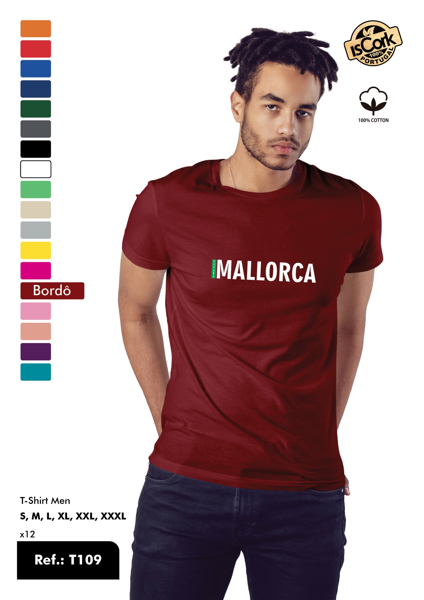 T-Shirt Adulto - Ref. T109 - Mallorca