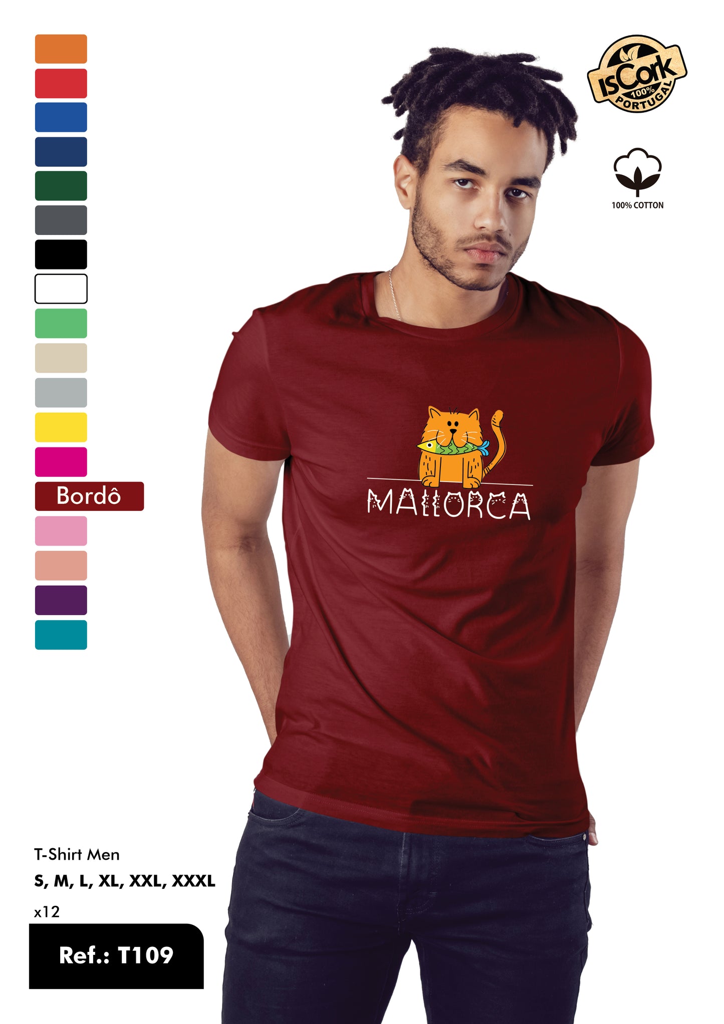 T-Shirt Adulto - Ref. T109 - Mallorca