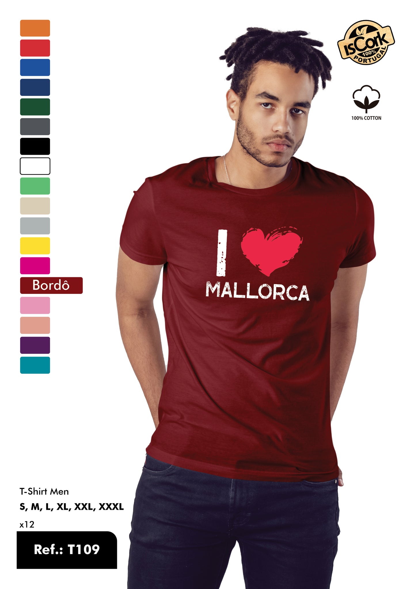 T-Shirt Adulto - Ref. T109 - Mallorca