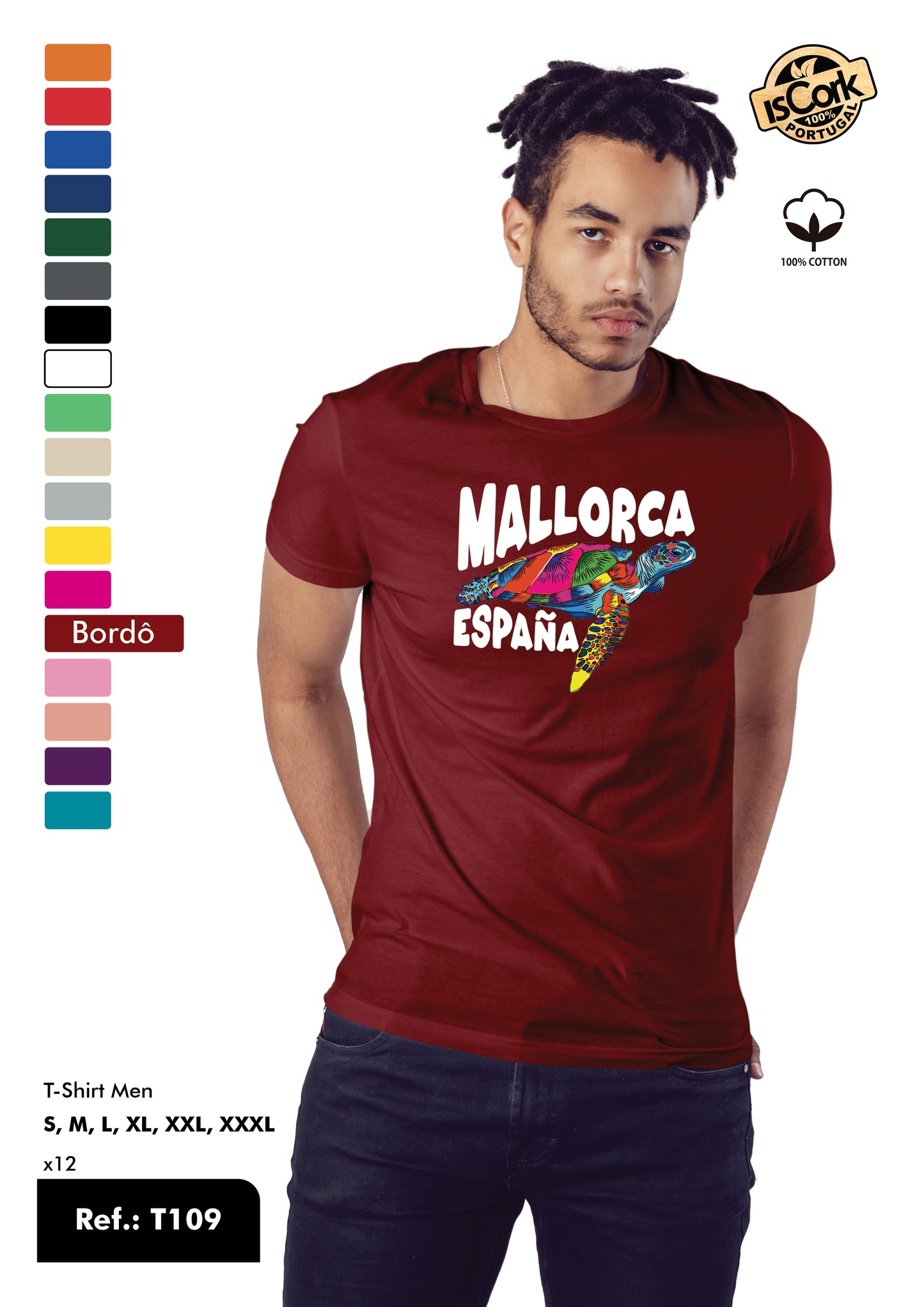 T-Shirt Adulto - Ref. T109 - Mallorca