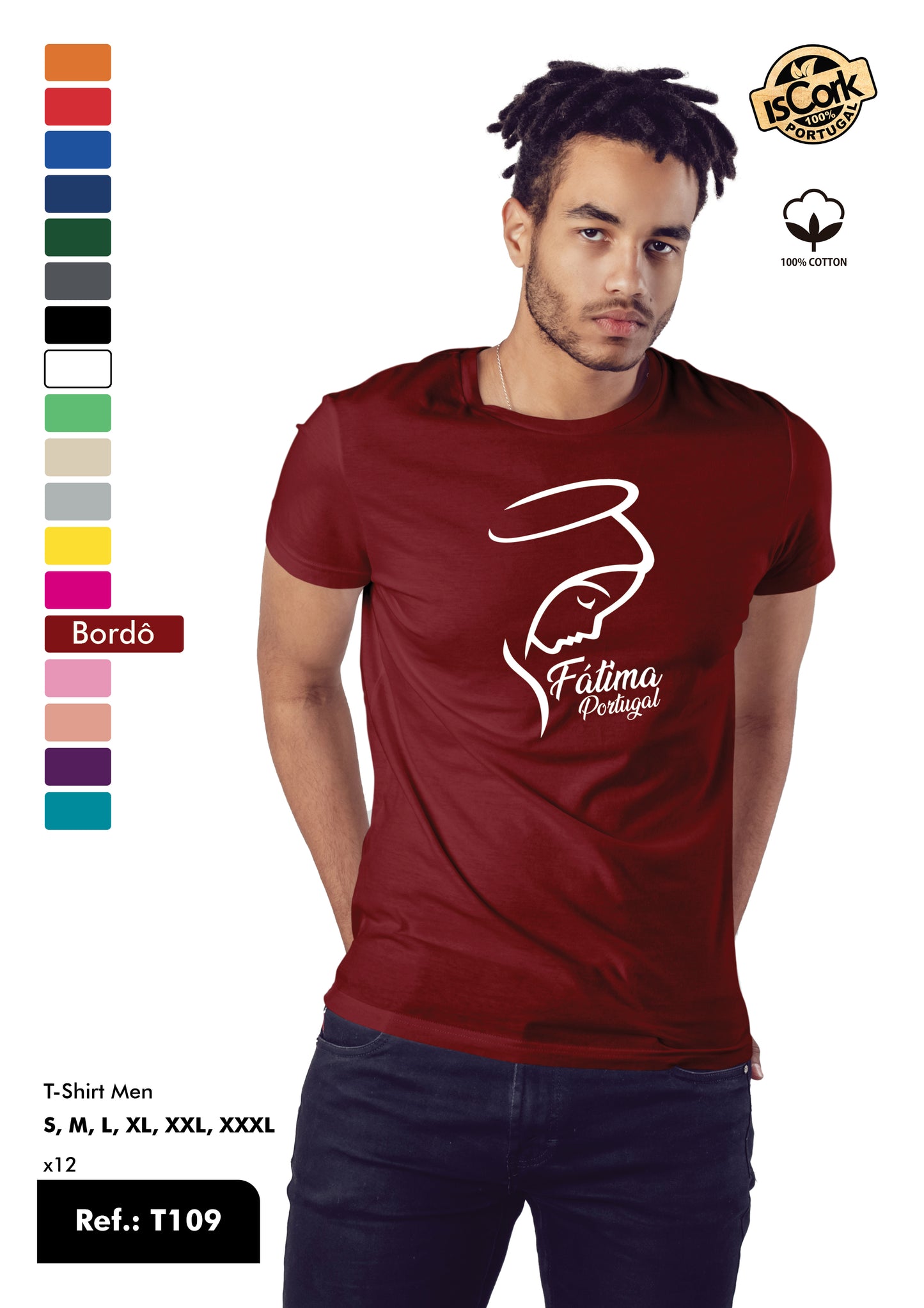 T-Shirt Adulto - Ref. T109 - Fátima