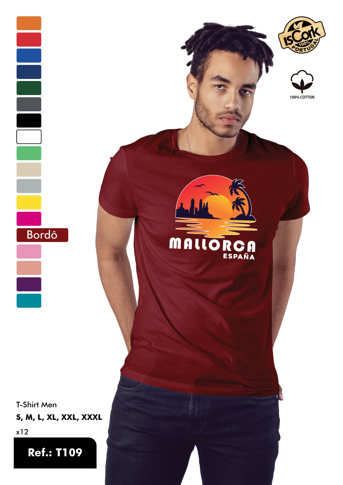T-Shirt Adulto - Ref. T109 - Mallorca