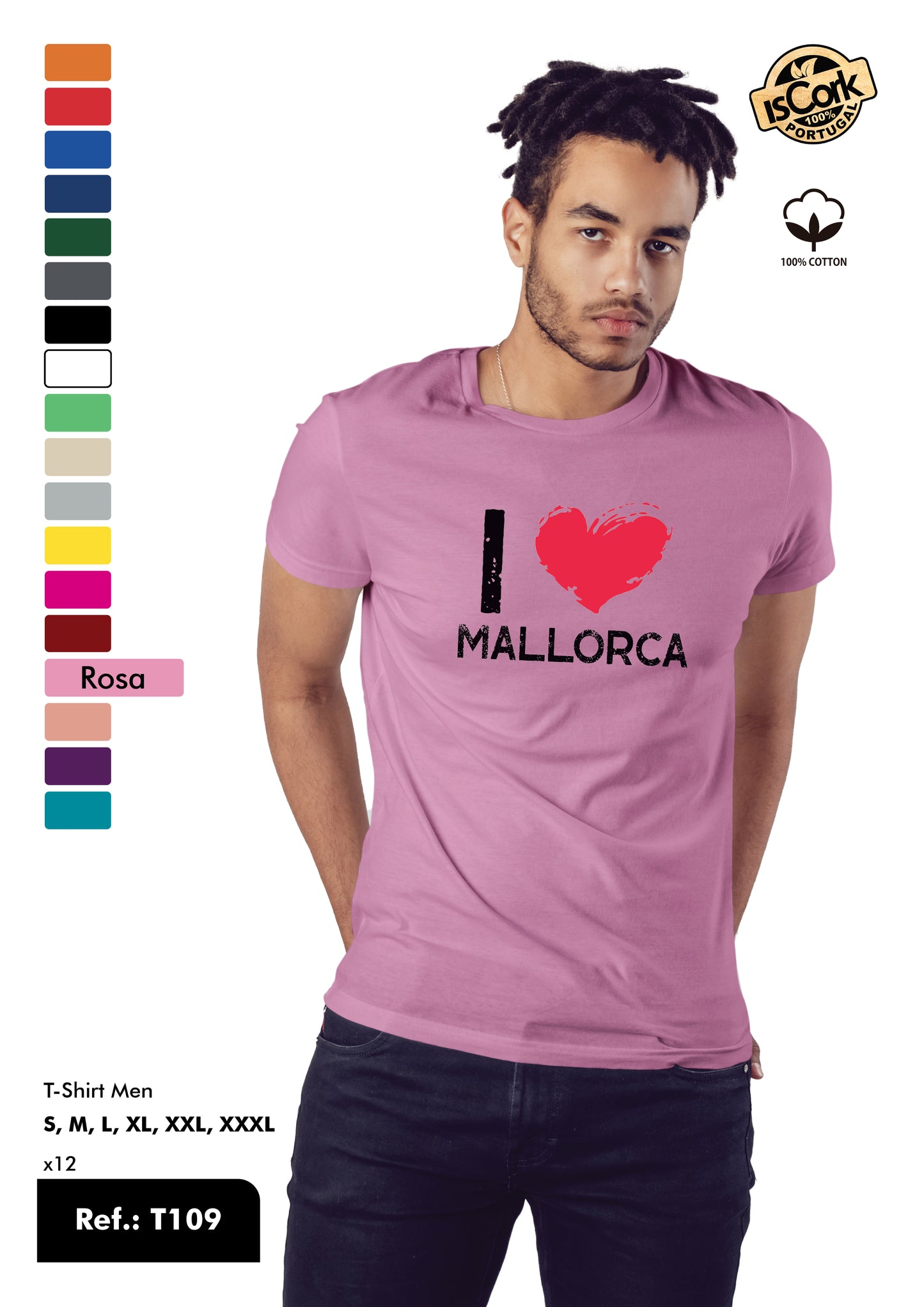 T-Shirt Adulto - Ref. T109 - Mallorca