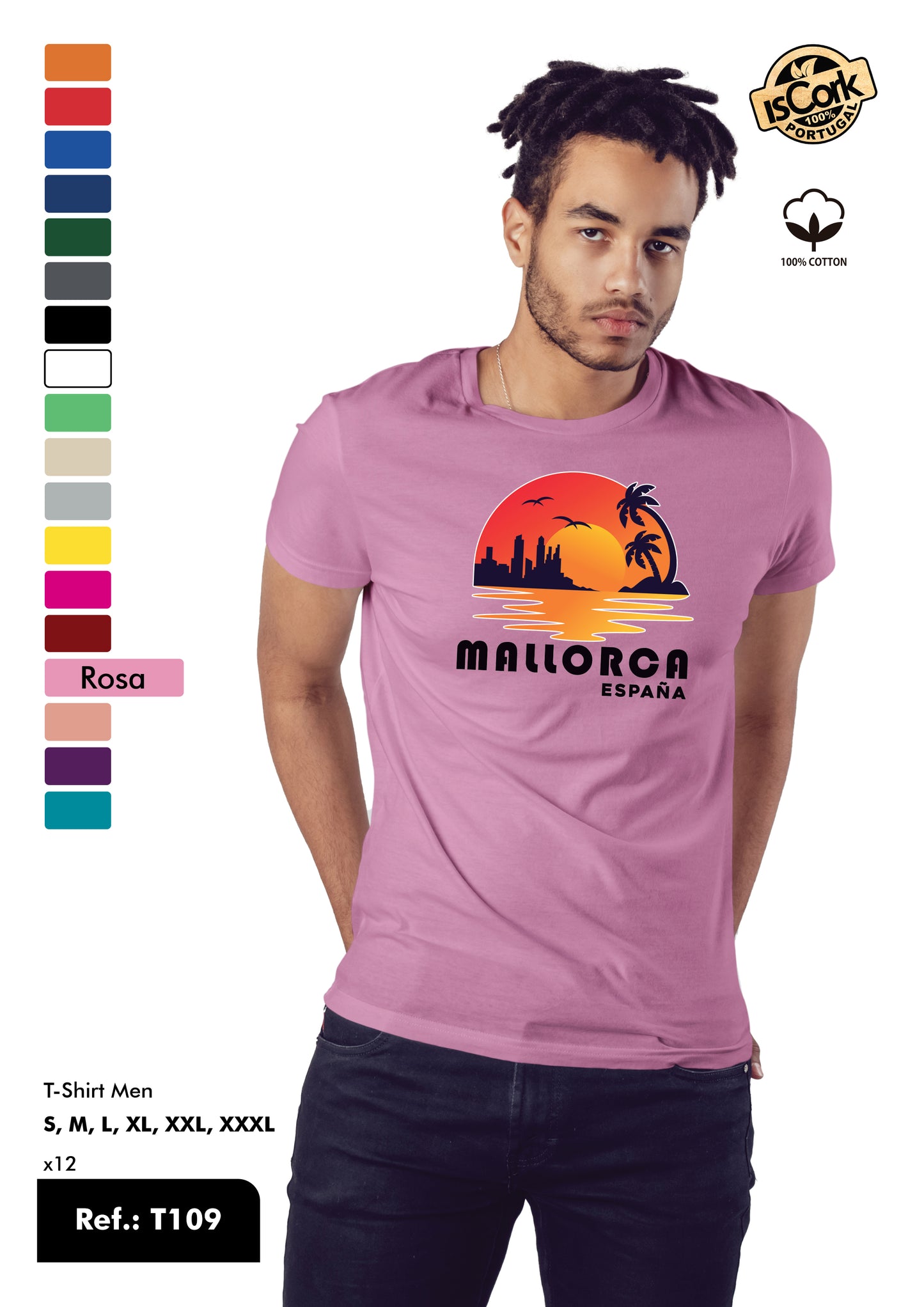 T-Shirt Adulto - Ref. T109 - Mallorca
