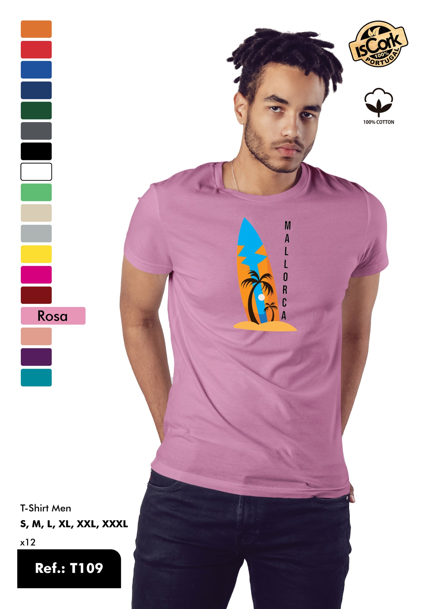 T-Shirt Adulto - Ref. T109 - Mallorca