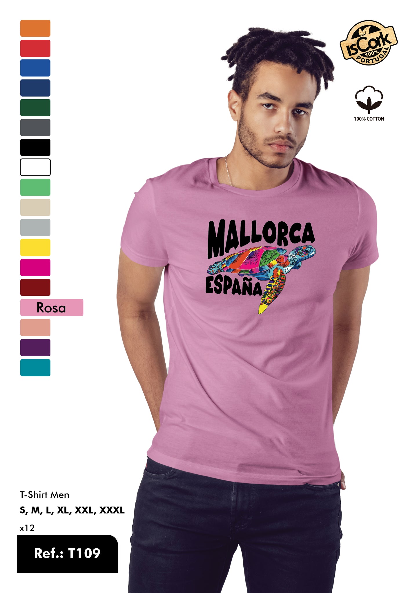 T-Shirt Adulto - Ref. T109 - Mallorca