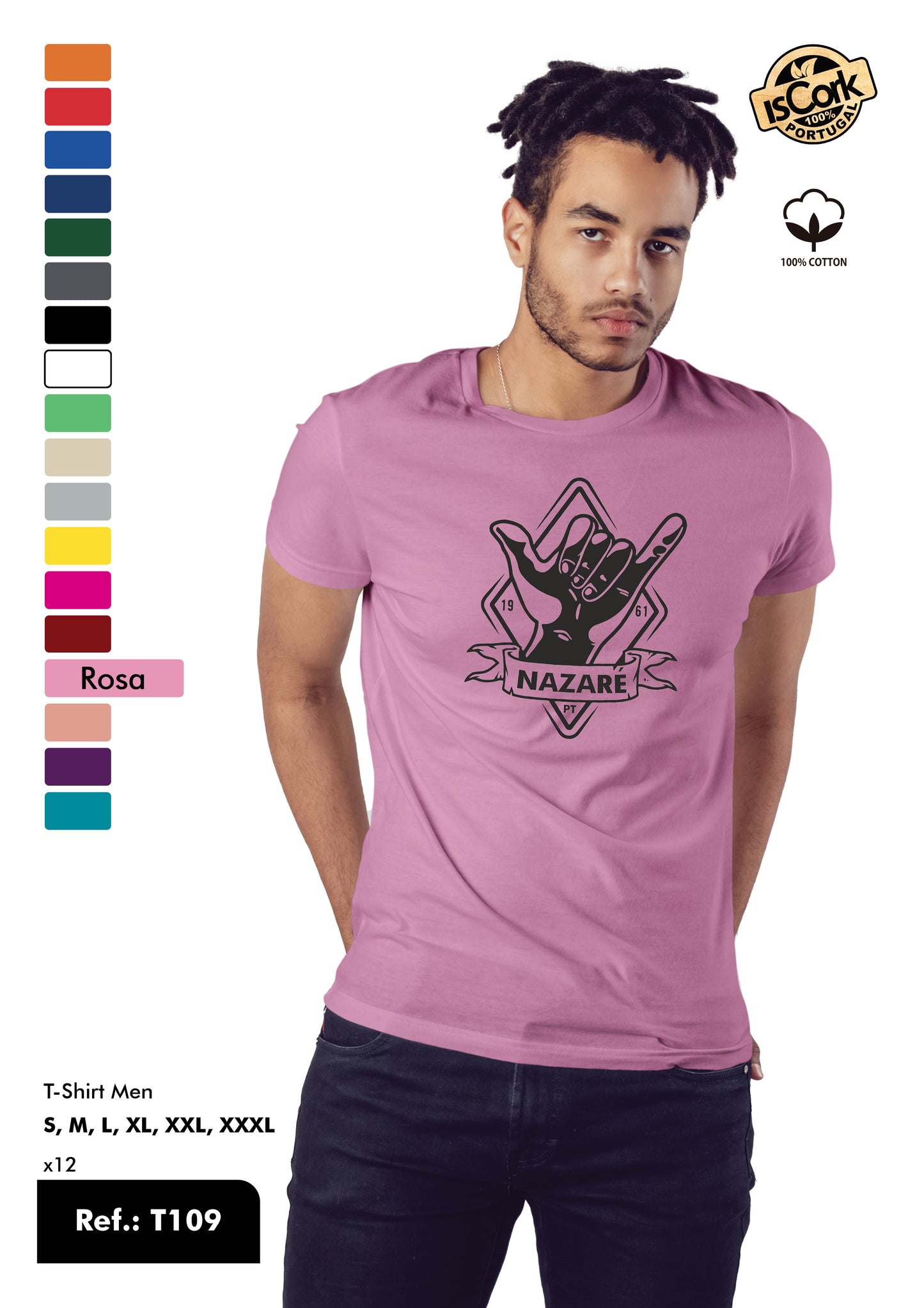 T-Shirt Adulto - Ref. T109 - Nazaré
