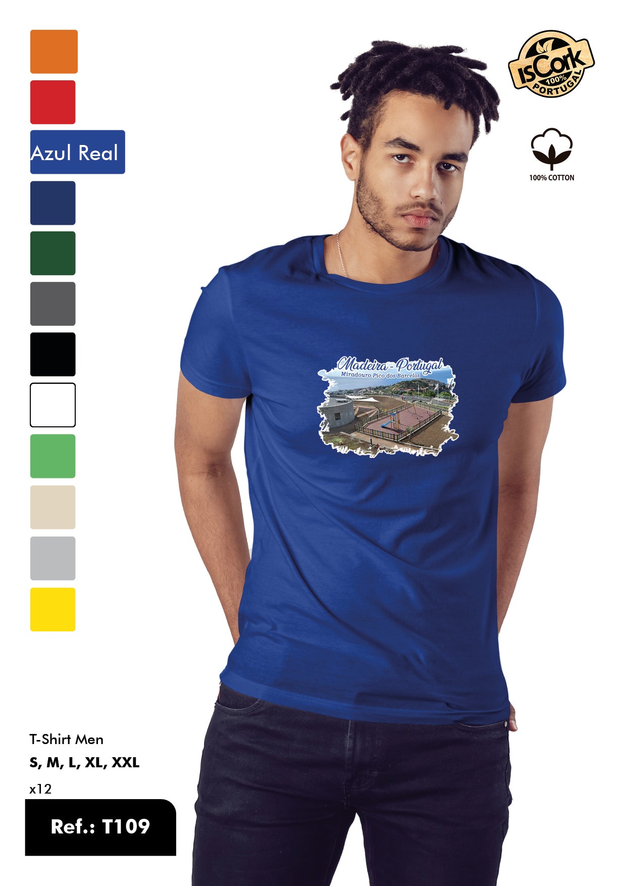 T-Shirt Adulto - Ref. T109 - Madeira
