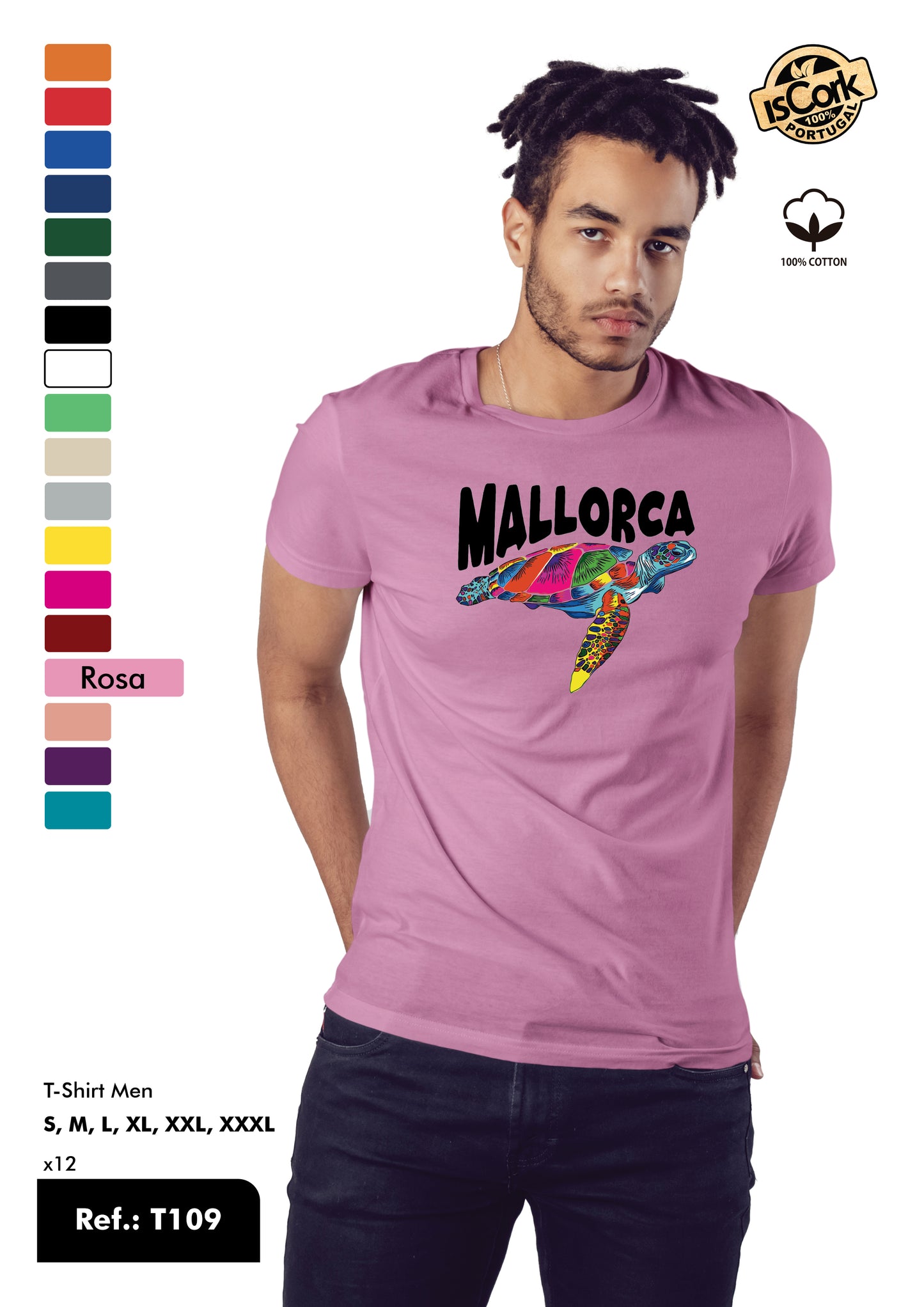 T-Shirt Adulto - Ref. T109 - Mallorca