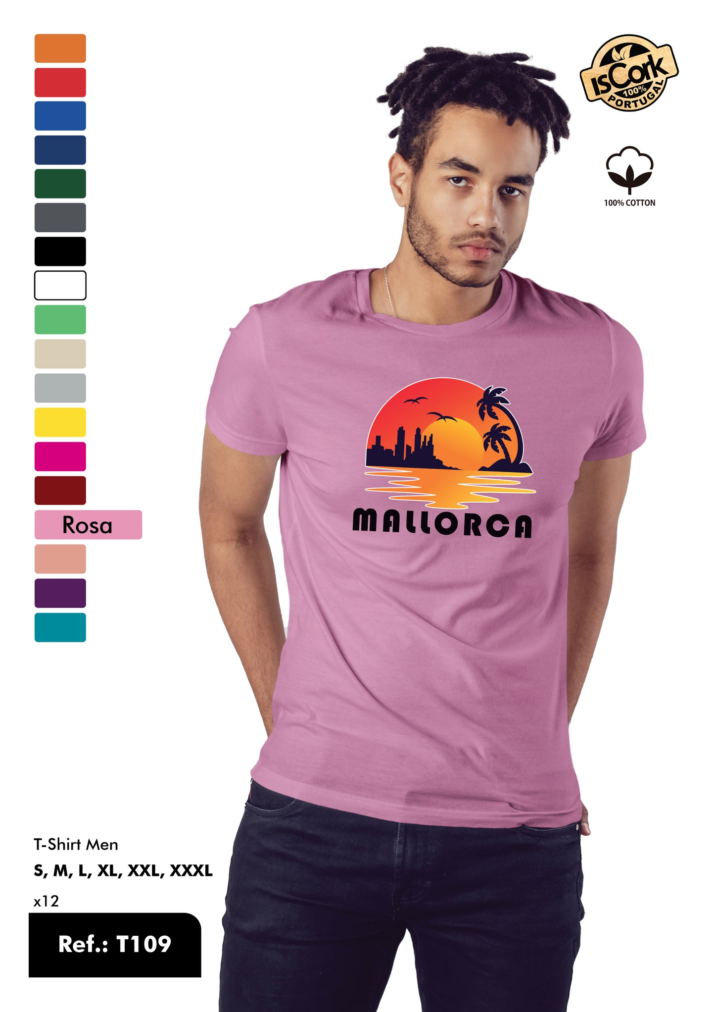T-Shirt Adulto - Ref. T109 - Mallorca