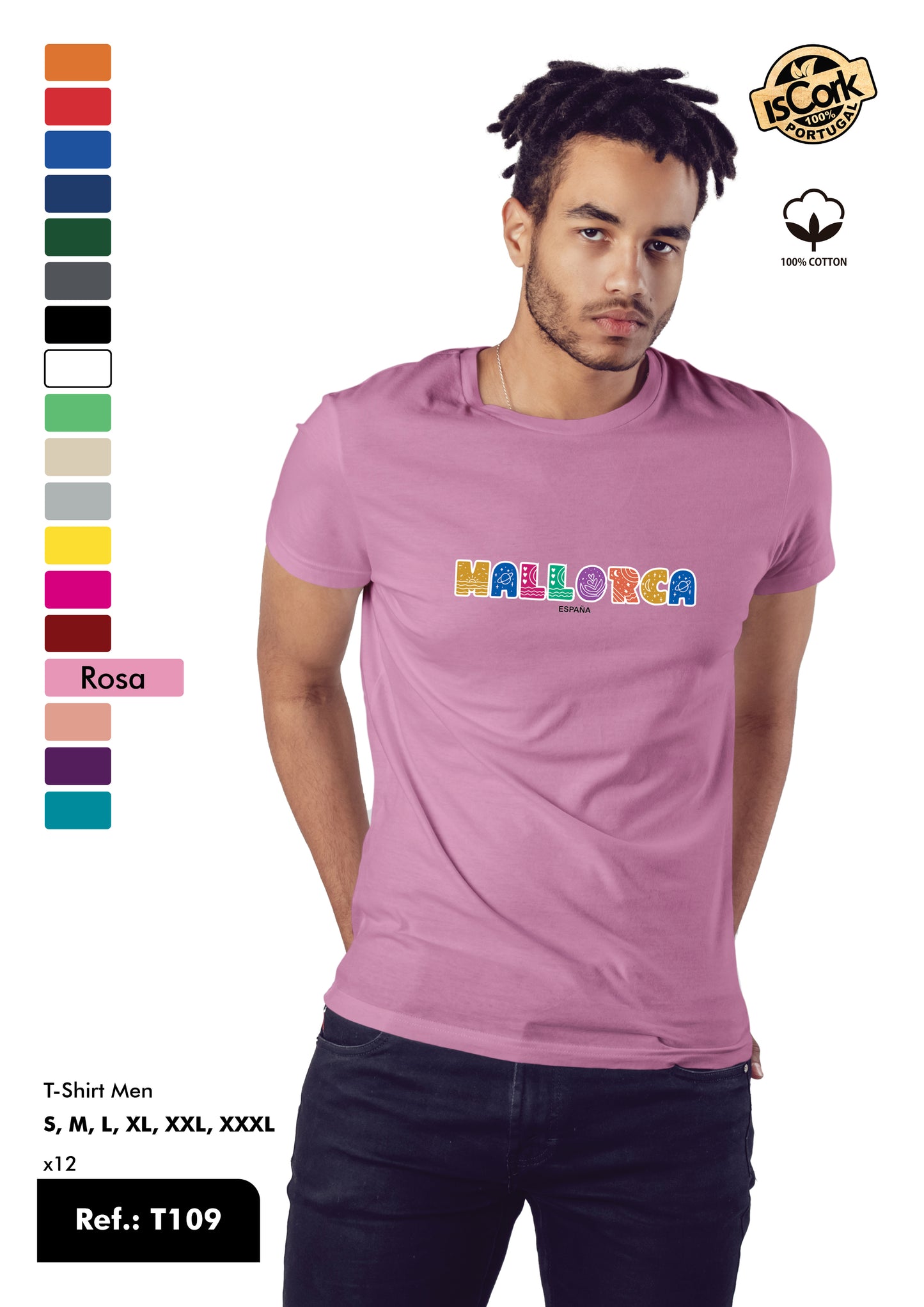 T-Shirt Adulto - Ref. T109 - Mallorca