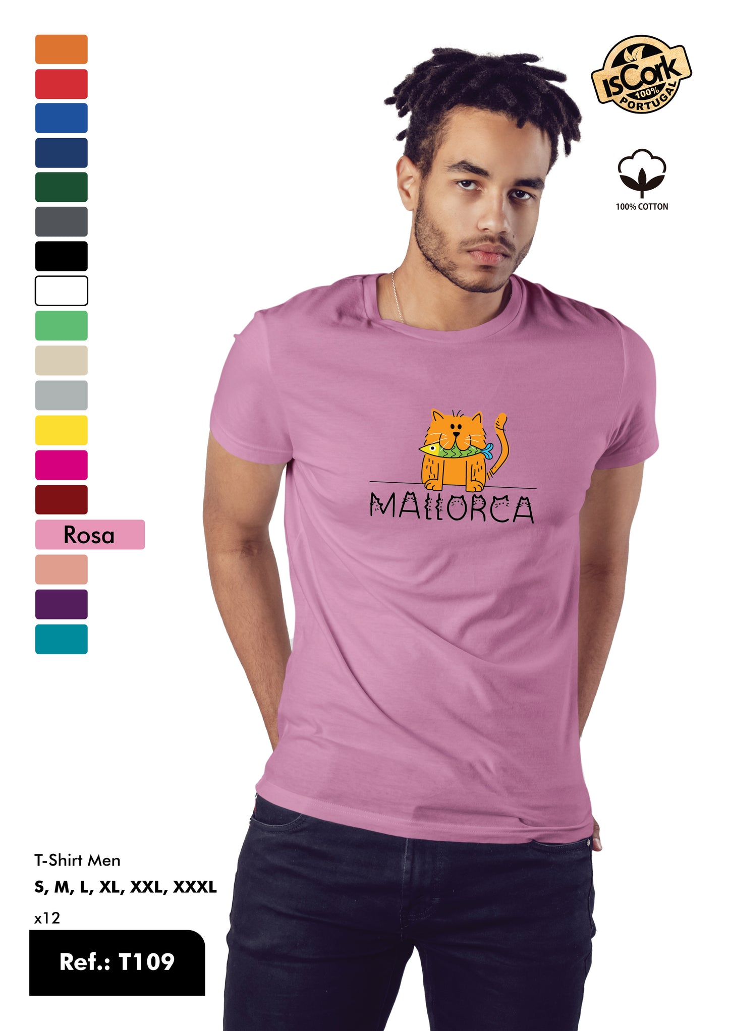 T-Shirt Adulto - Ref. T109 - Mallorca