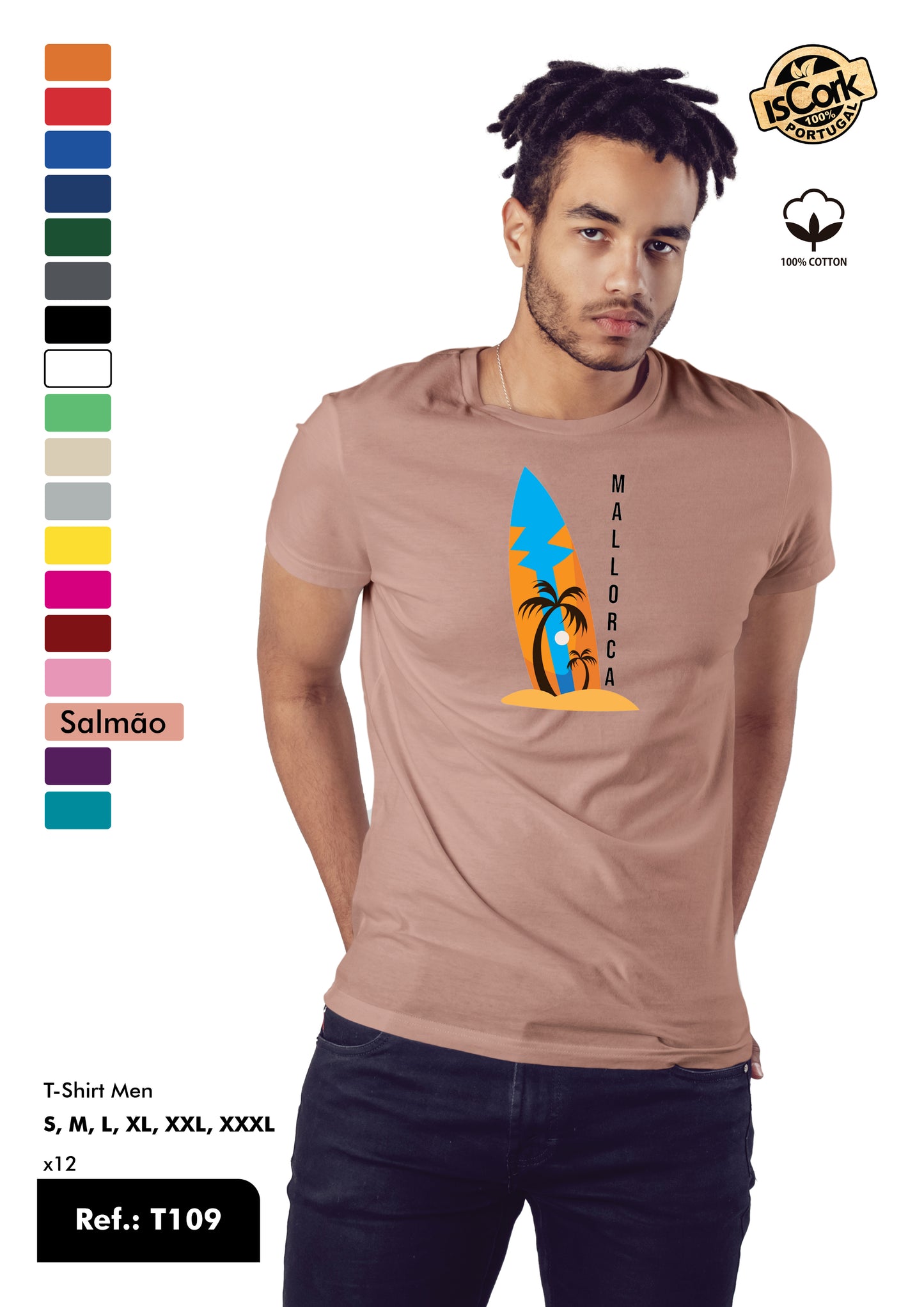 T-Shirt Adulto - Ref. T109 - Mallorca