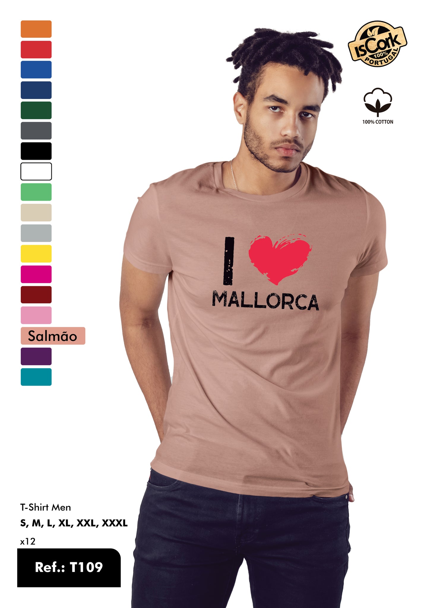 T-Shirt Adulto - Ref. T109 - Mallorca