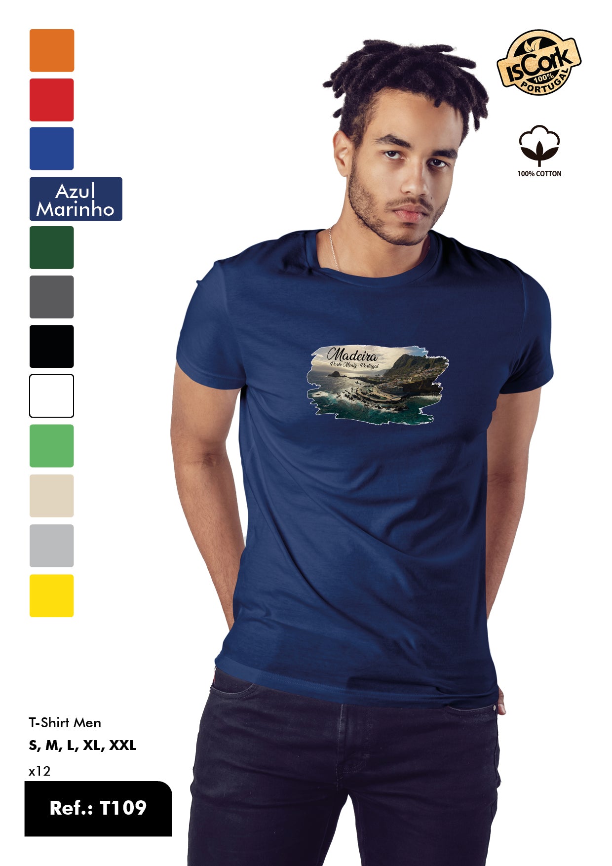 T-Shirt Adulto - Ref. T109 - Madeira