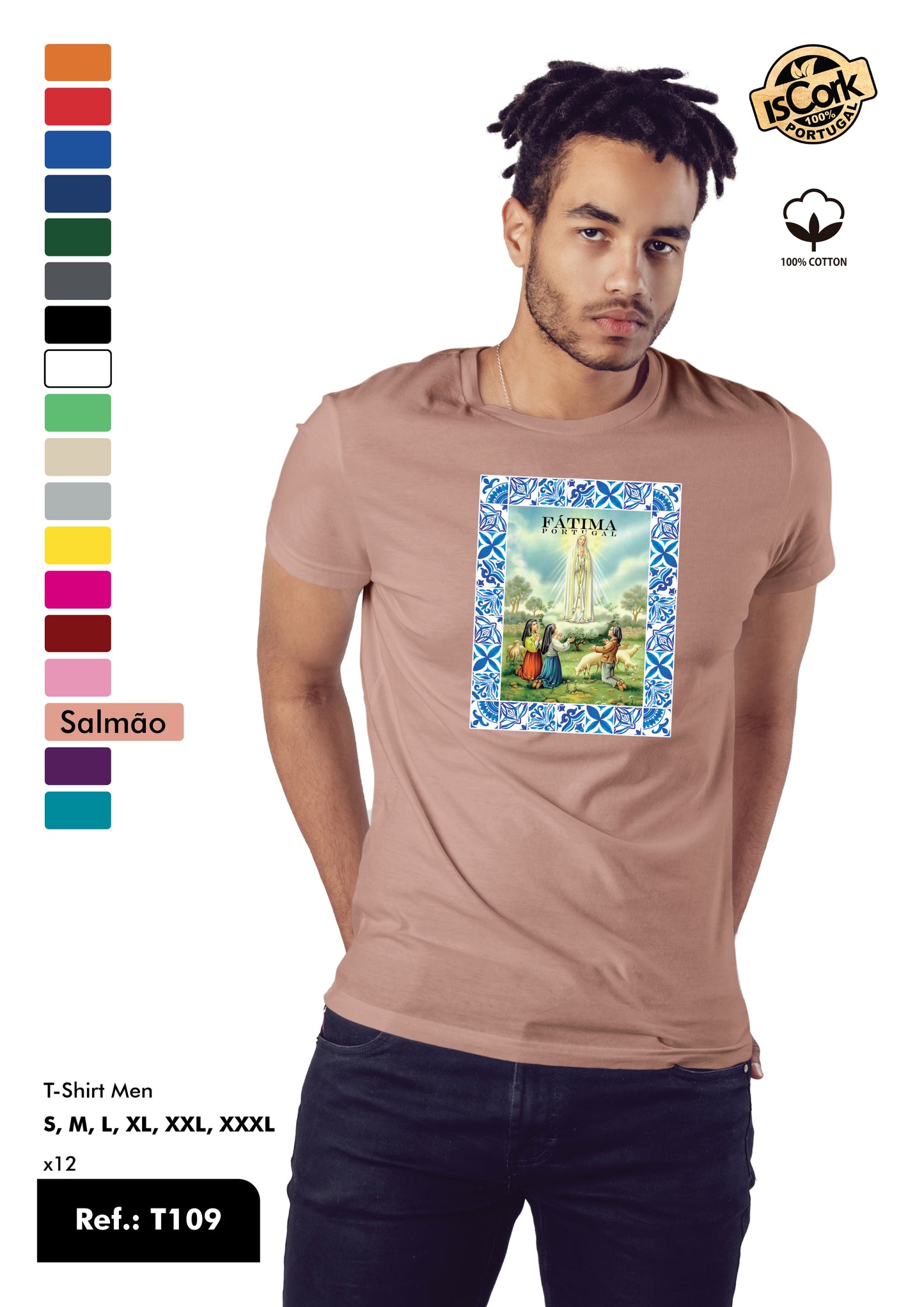 T-Shirt Adulto - Ref. T109 - Fátima