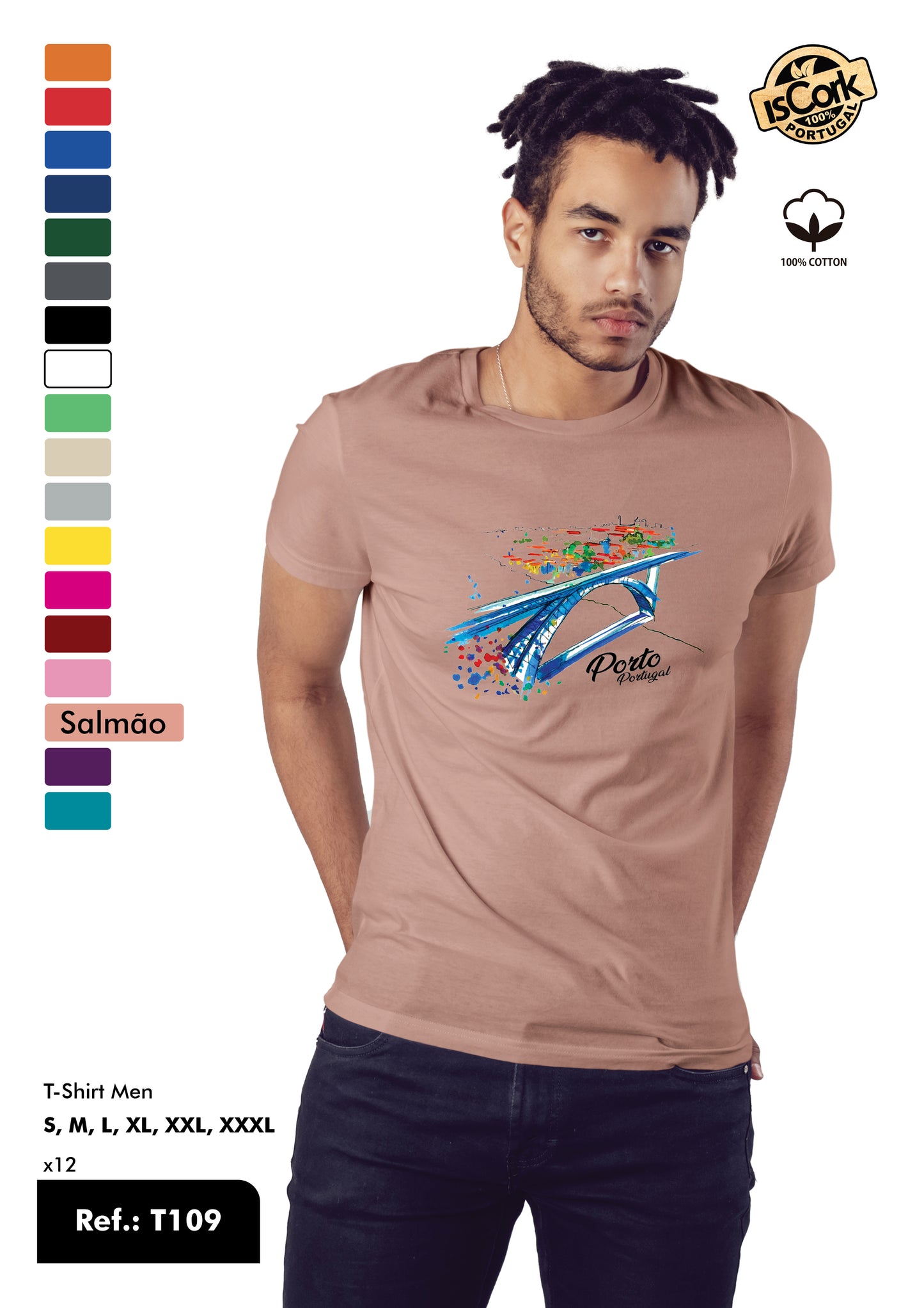 T-Shirt Adulto - Ref. T109 - Porto