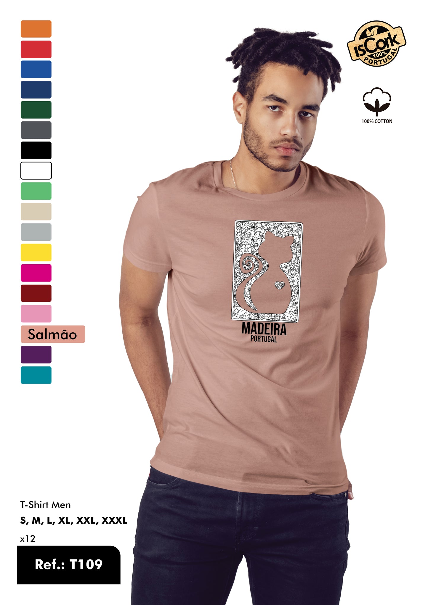 T-Shirt Adulto - Ref. T109 - Madeira