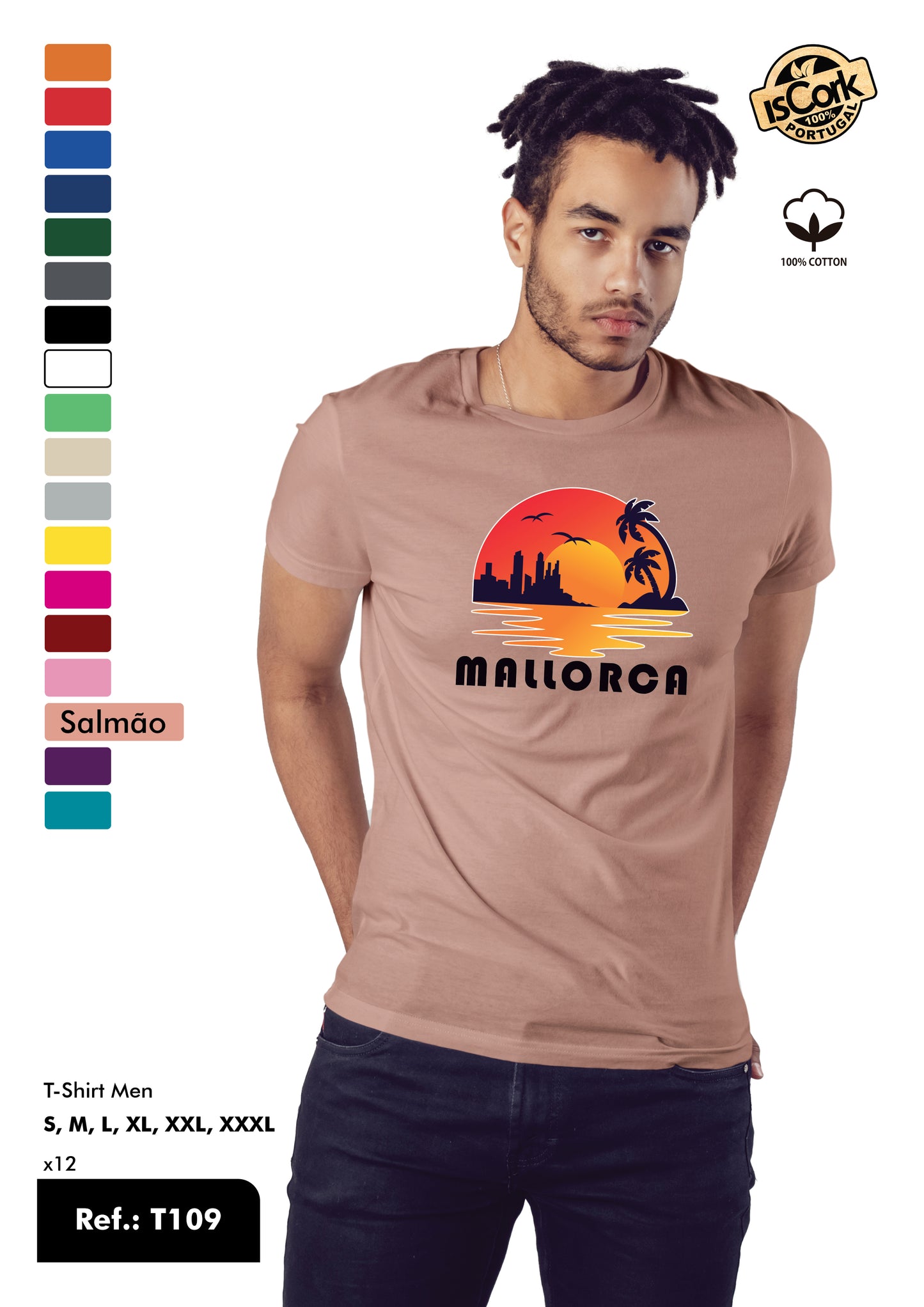 T-Shirt Adulto - Ref. T109 - Mallorca