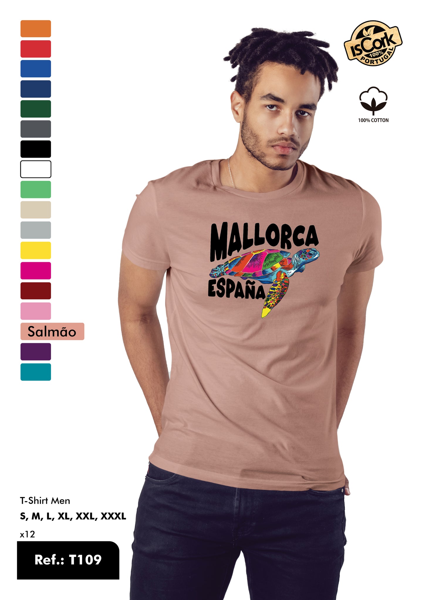 T-Shirt Adulto - Ref. T109 - Mallorca