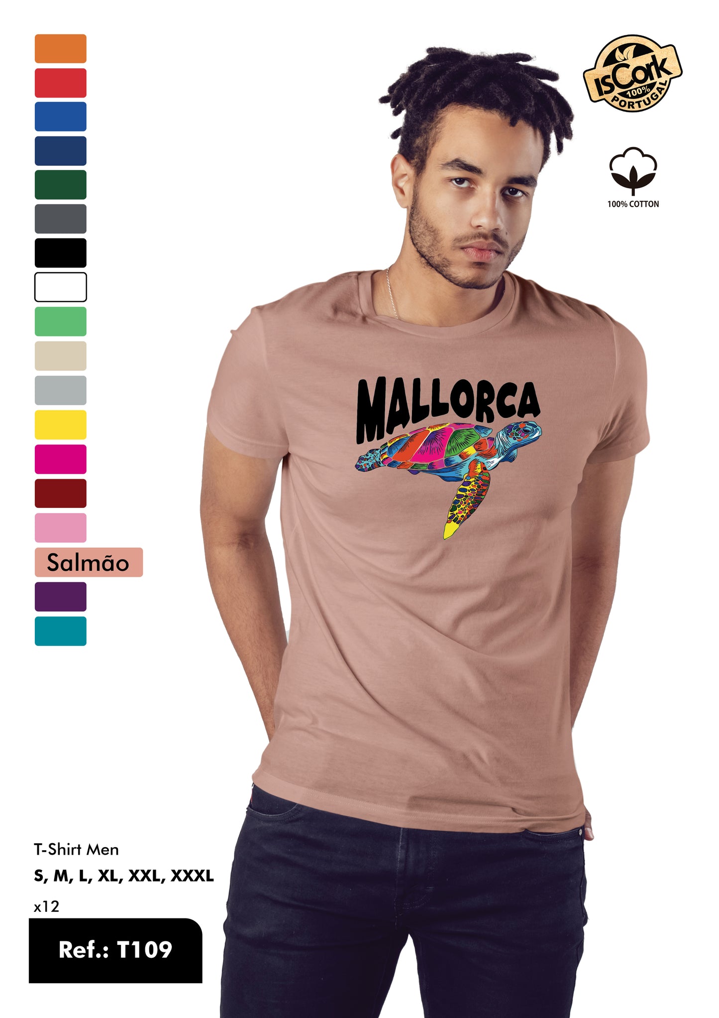 T-Shirt Adulto - Ref. T109 - Mallorca