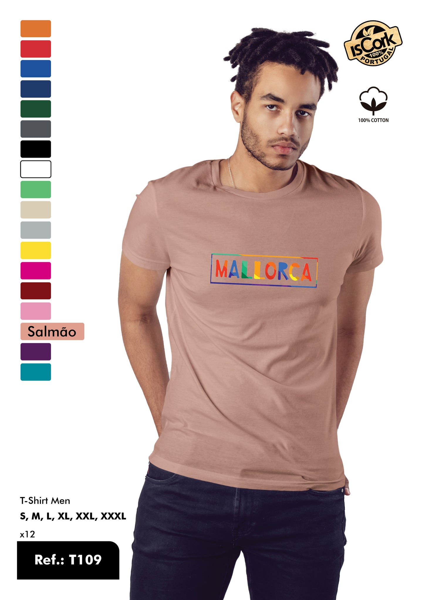 T-Shirt Adulto - Ref. T109 - Mallorca