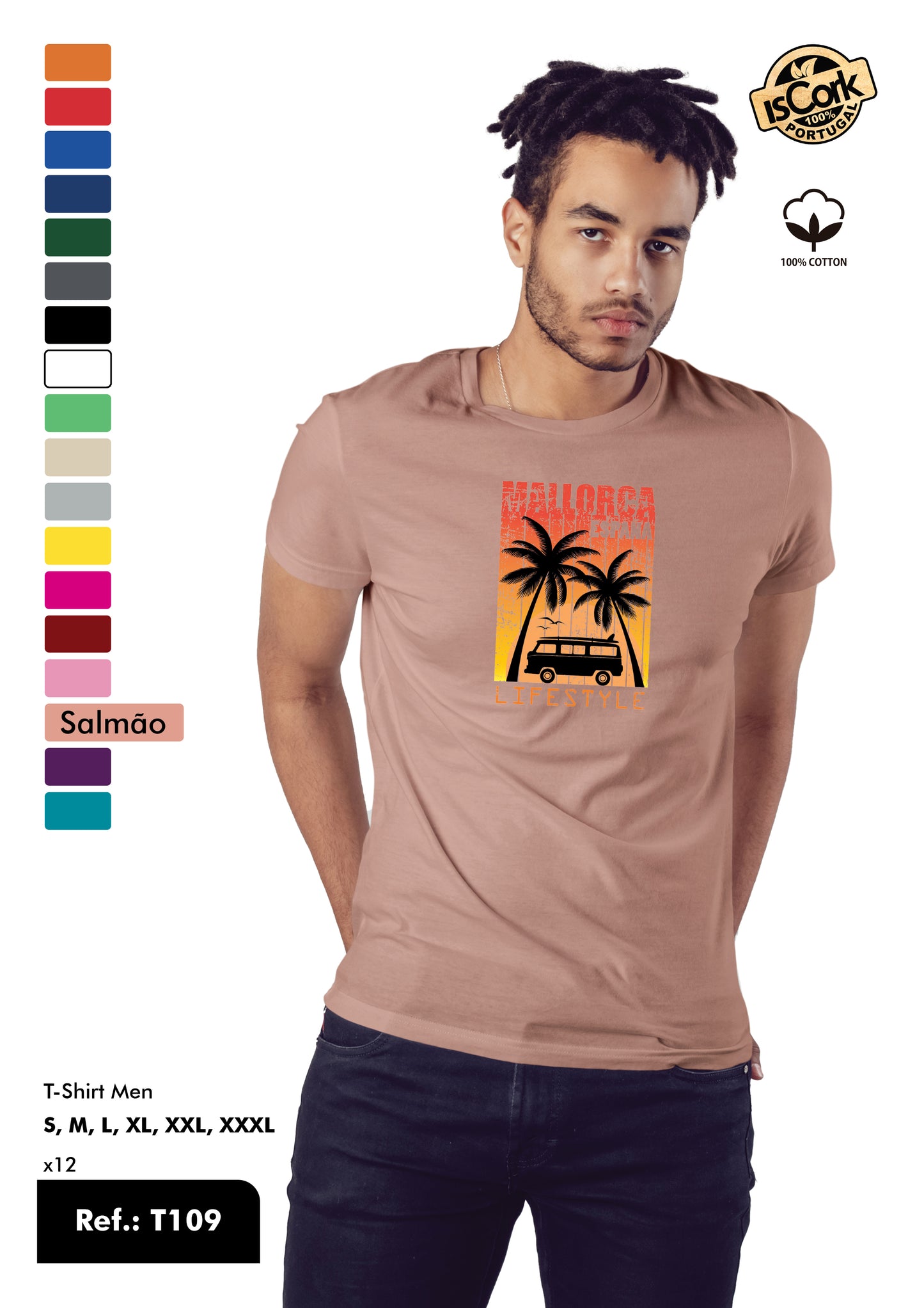 T-Shirt Adulto - Ref. T109 - Mallorca