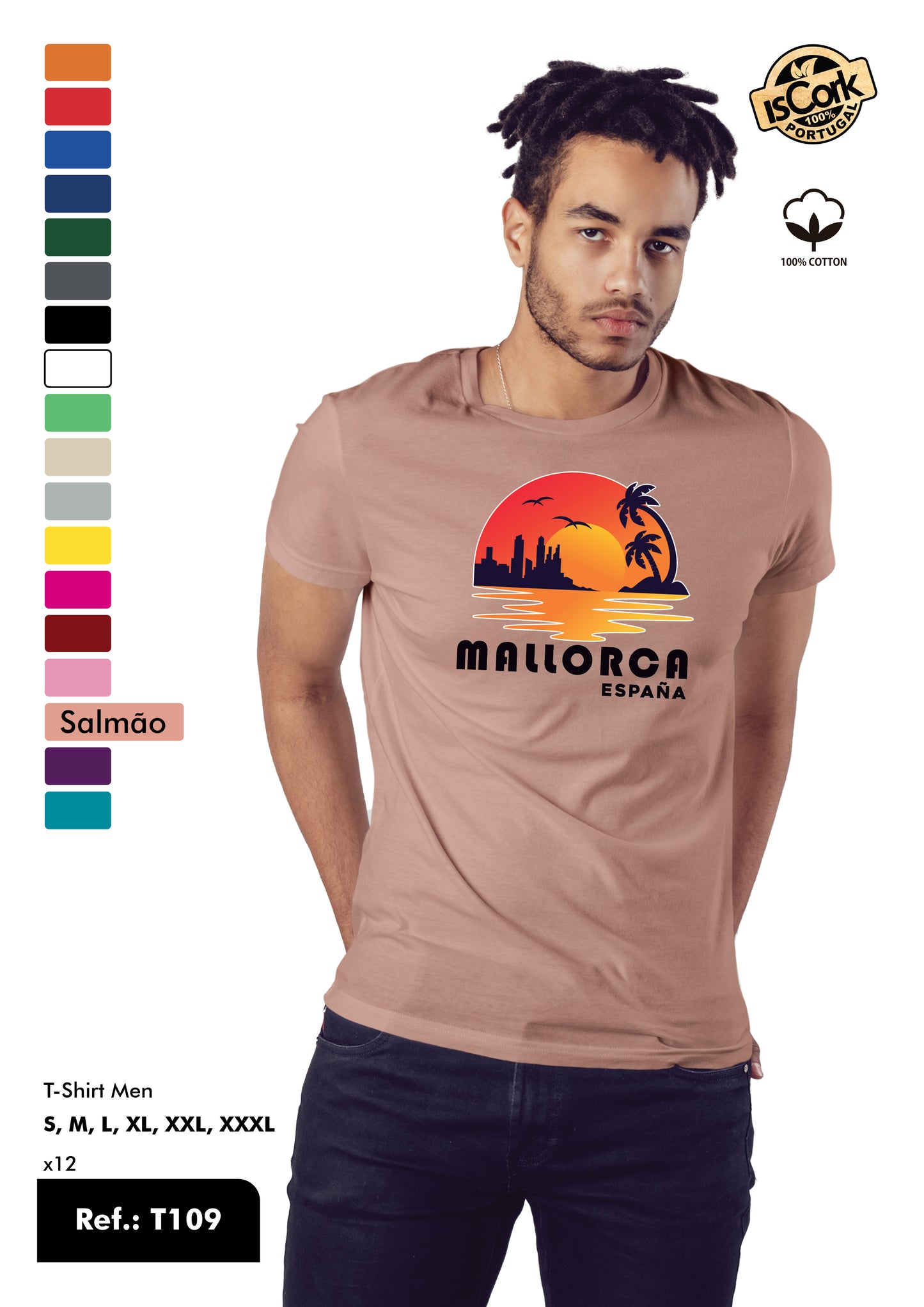 T-Shirt Adulto - Ref. T109 - Mallorca