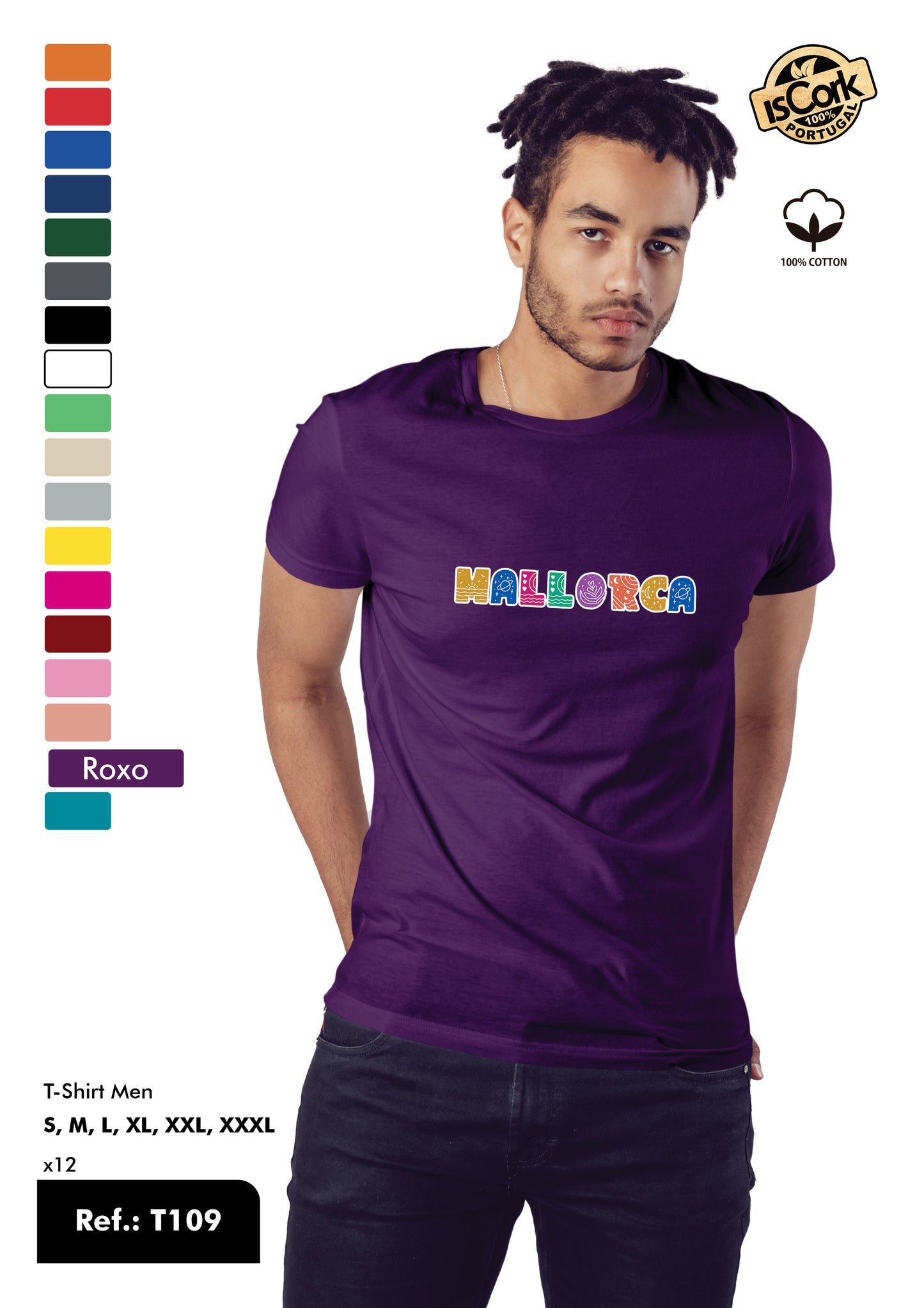 T-Shirt Adulto - Ref. T109 - Mallorca