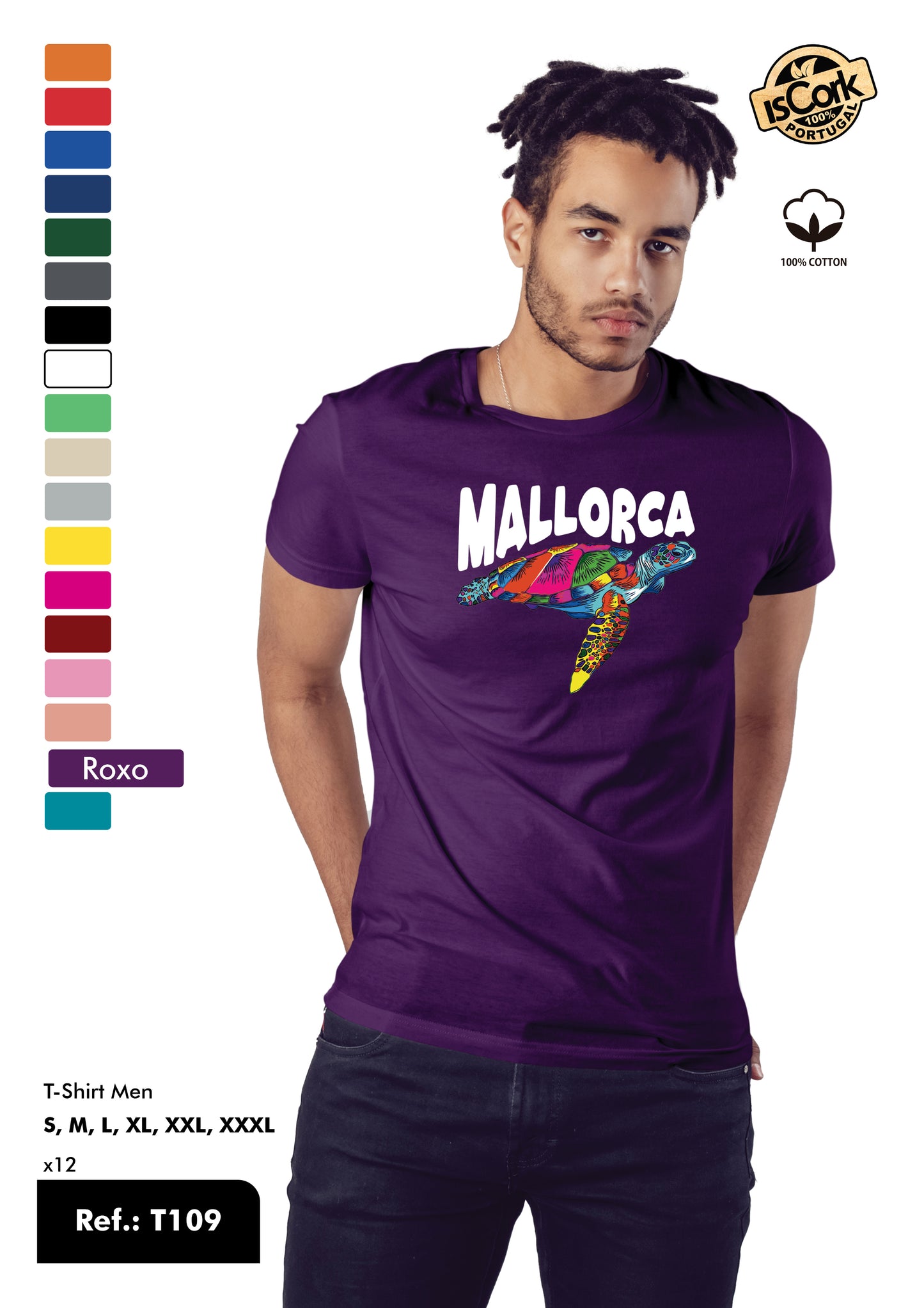 T-Shirt Adulto - Ref. T109 - Mallorca