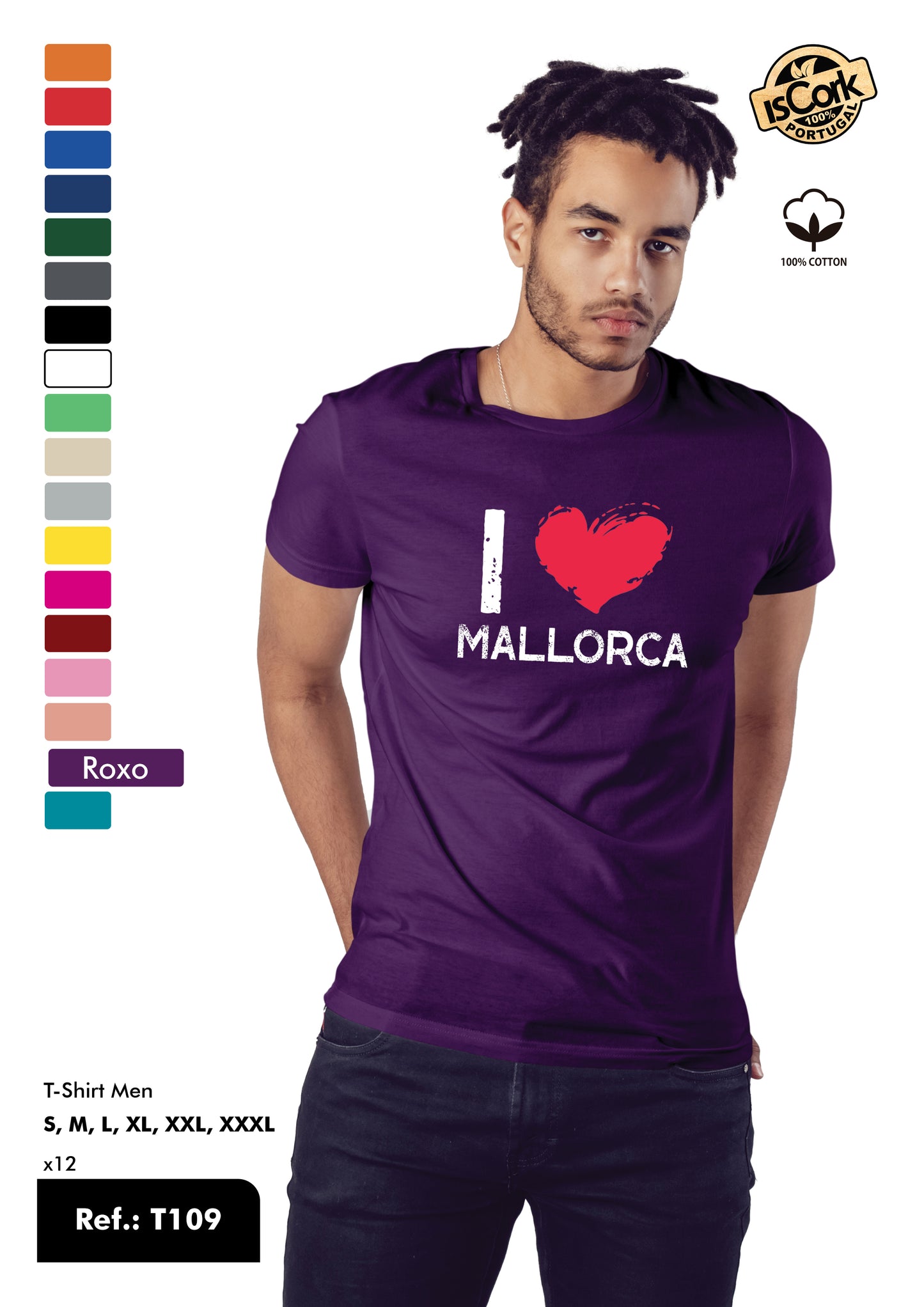 T-Shirt Adulto - Ref. T109 - Mallorca