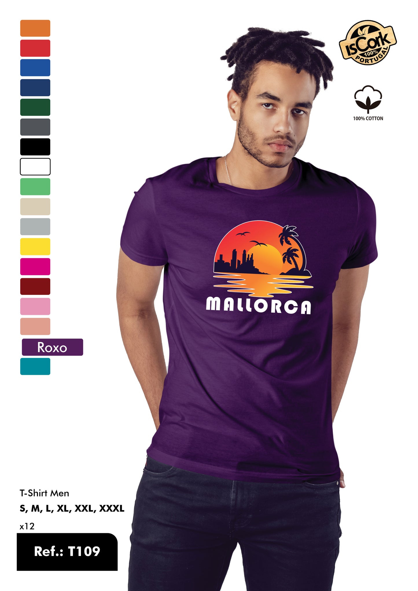 T-Shirt Adulto - Ref. T109 - Mallorca