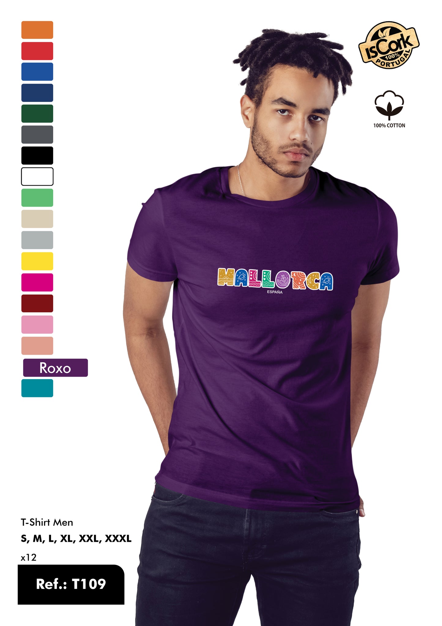 T-Shirt Adulto - Ref. T109 - Mallorca