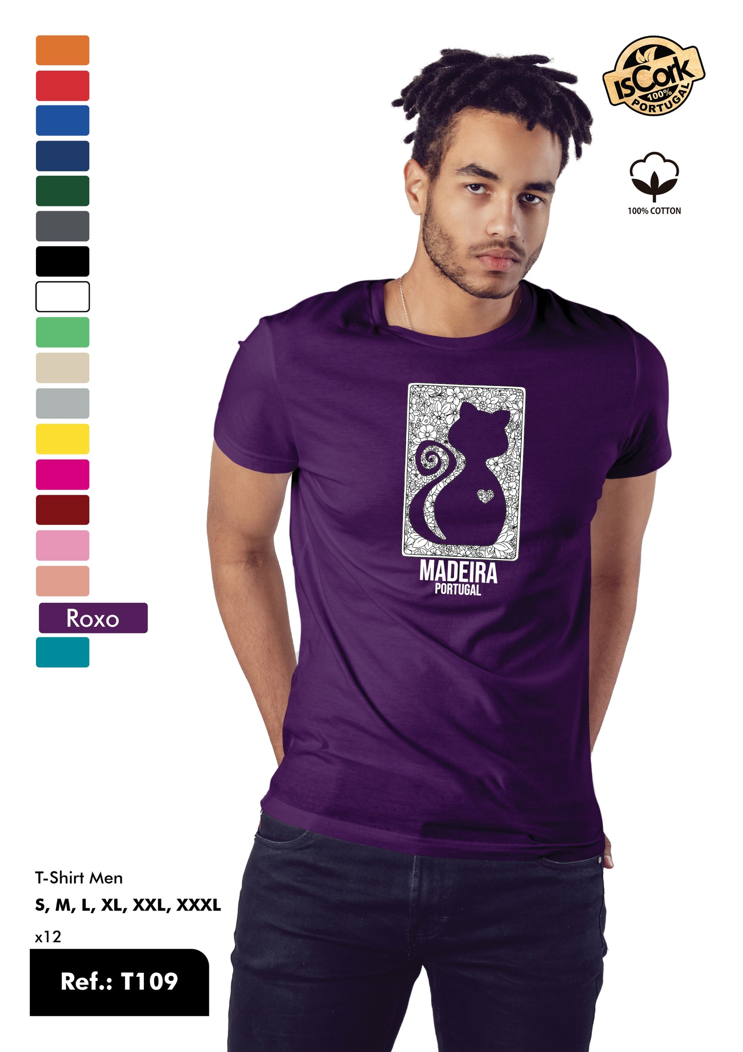 T-Shirt Adulto - Ref. T109 - Madeira
