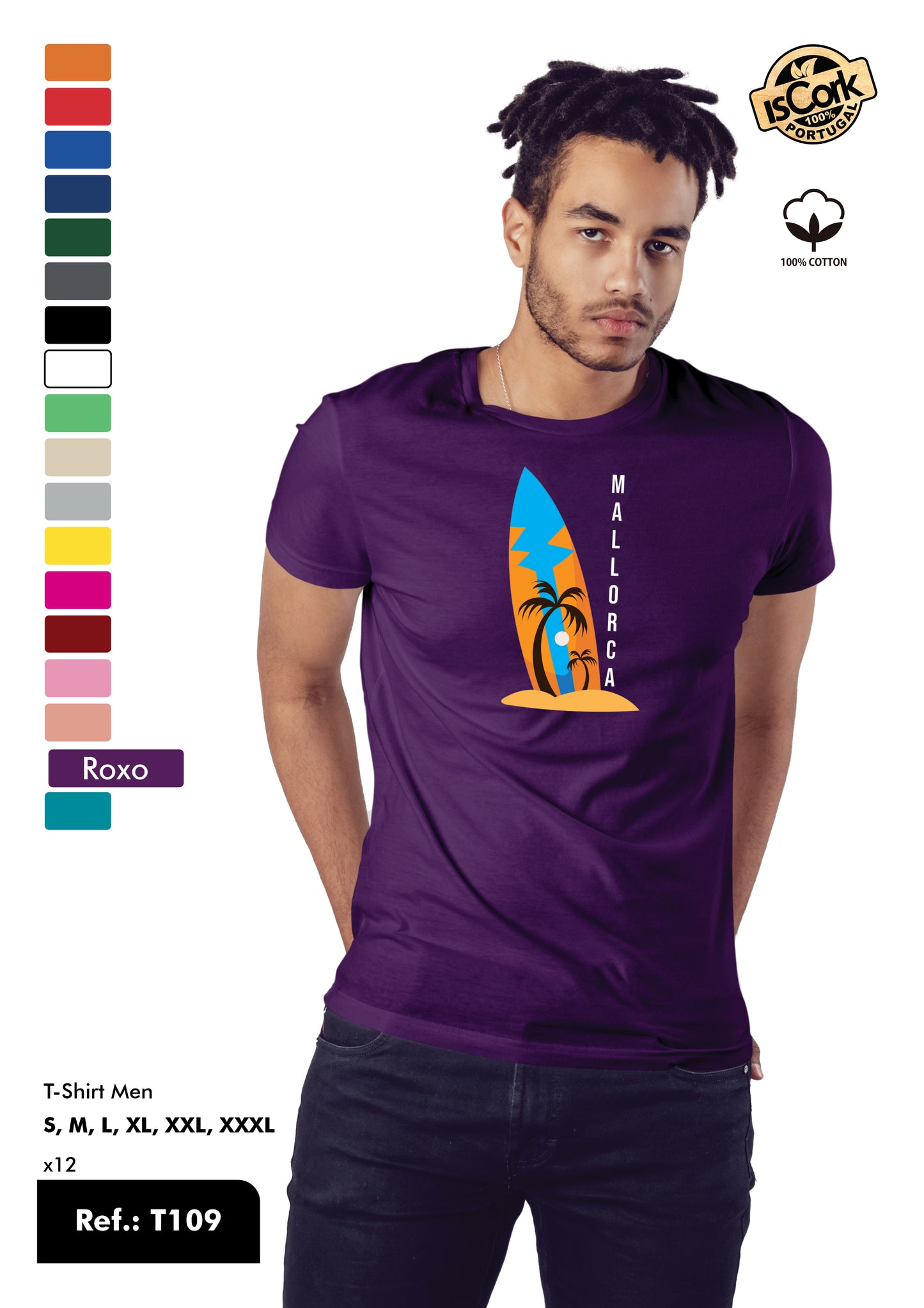 T-Shirt Adulto - Ref. T109 - Mallorca